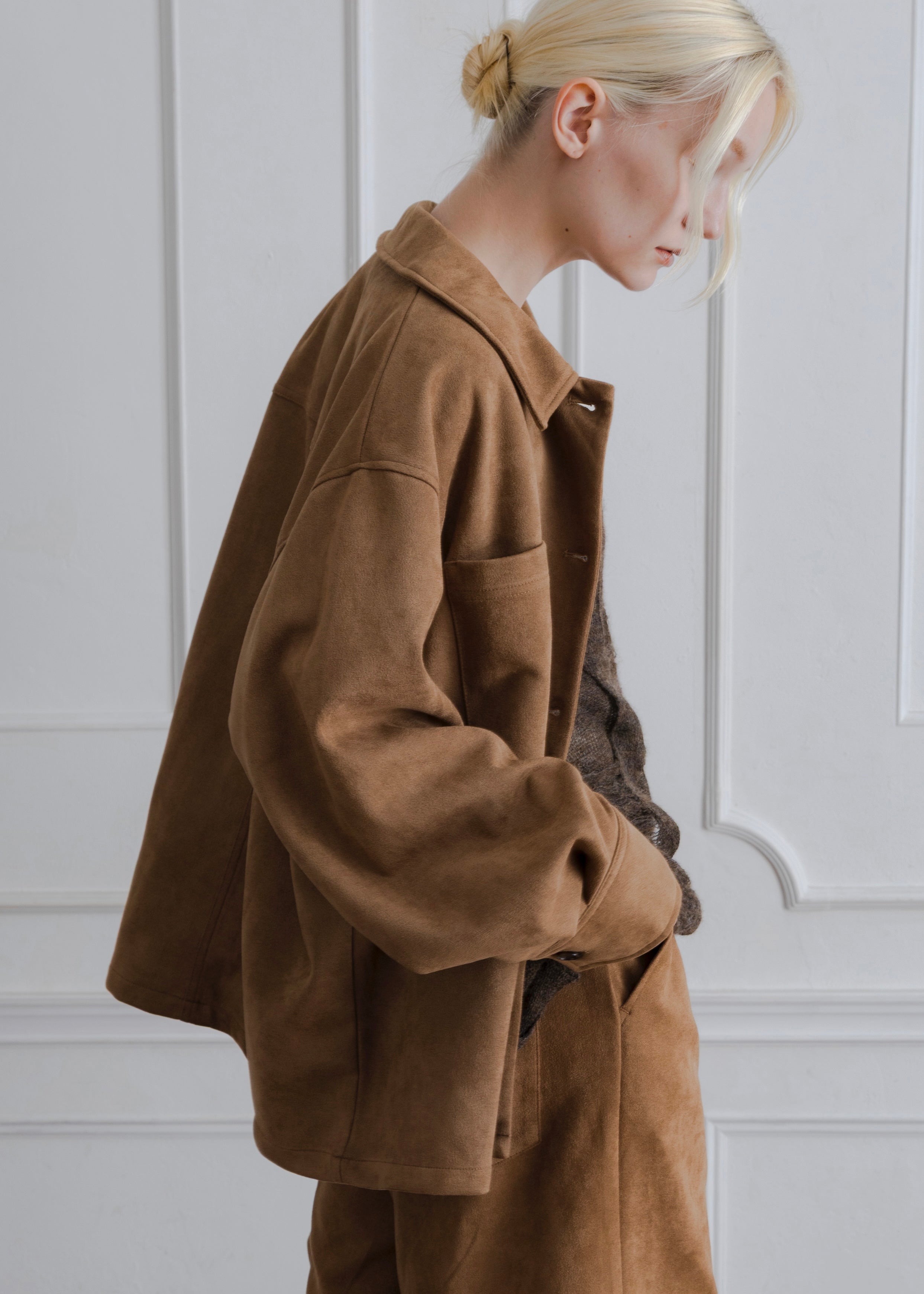 FAUX SUEDE JACKET