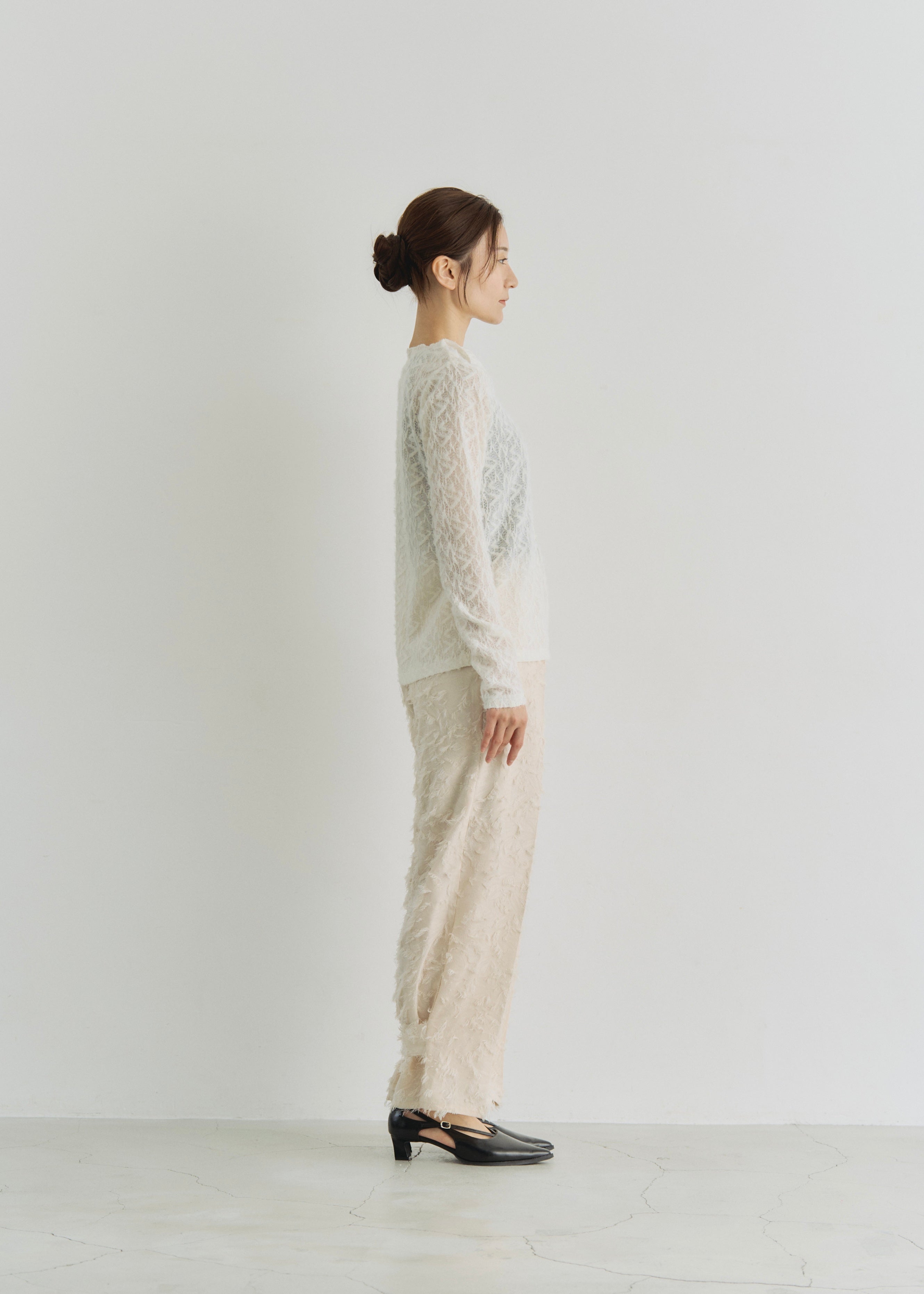SHEER SHAGGY CARDIGAN