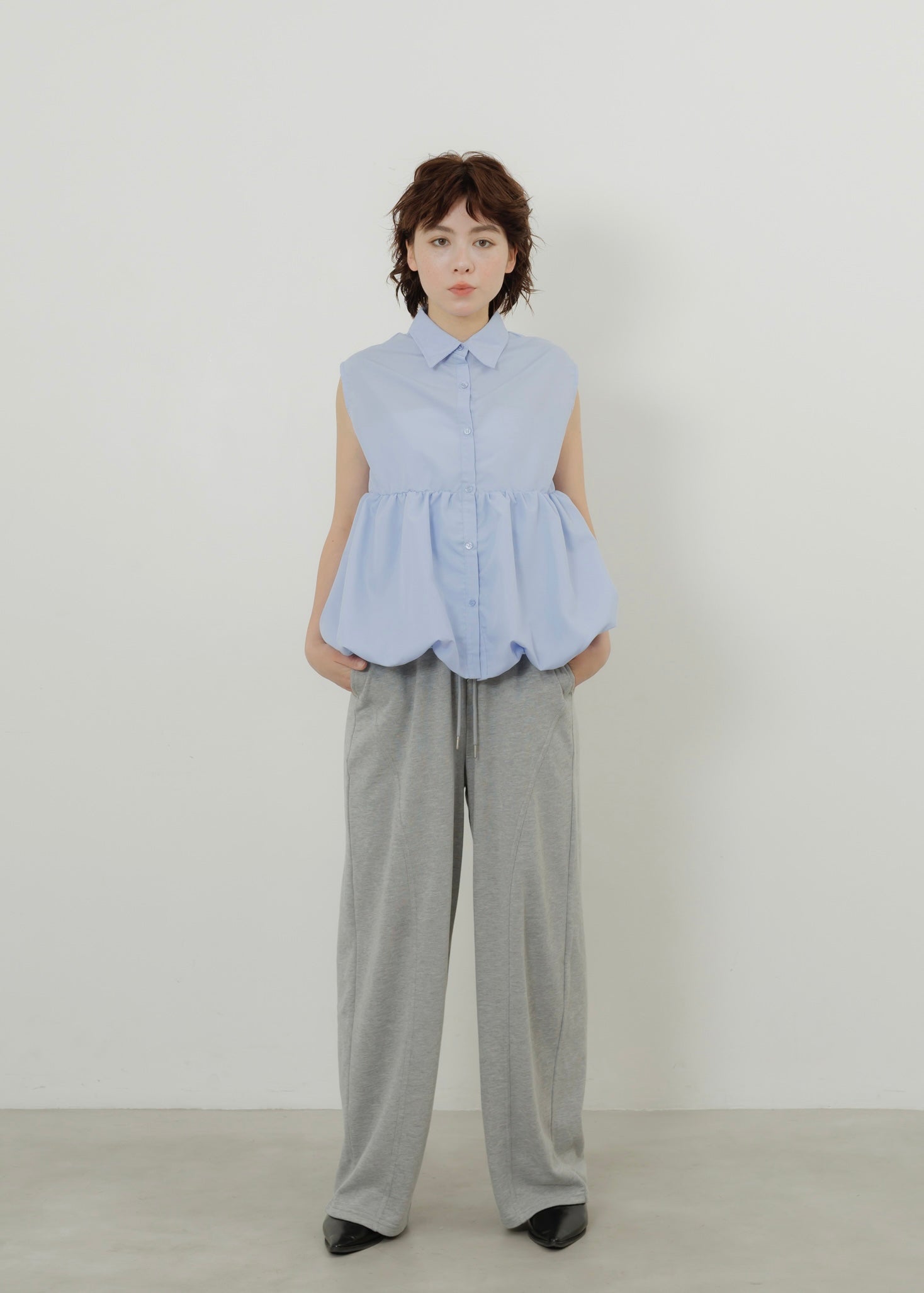 TIERED BALLOON SHIRT
