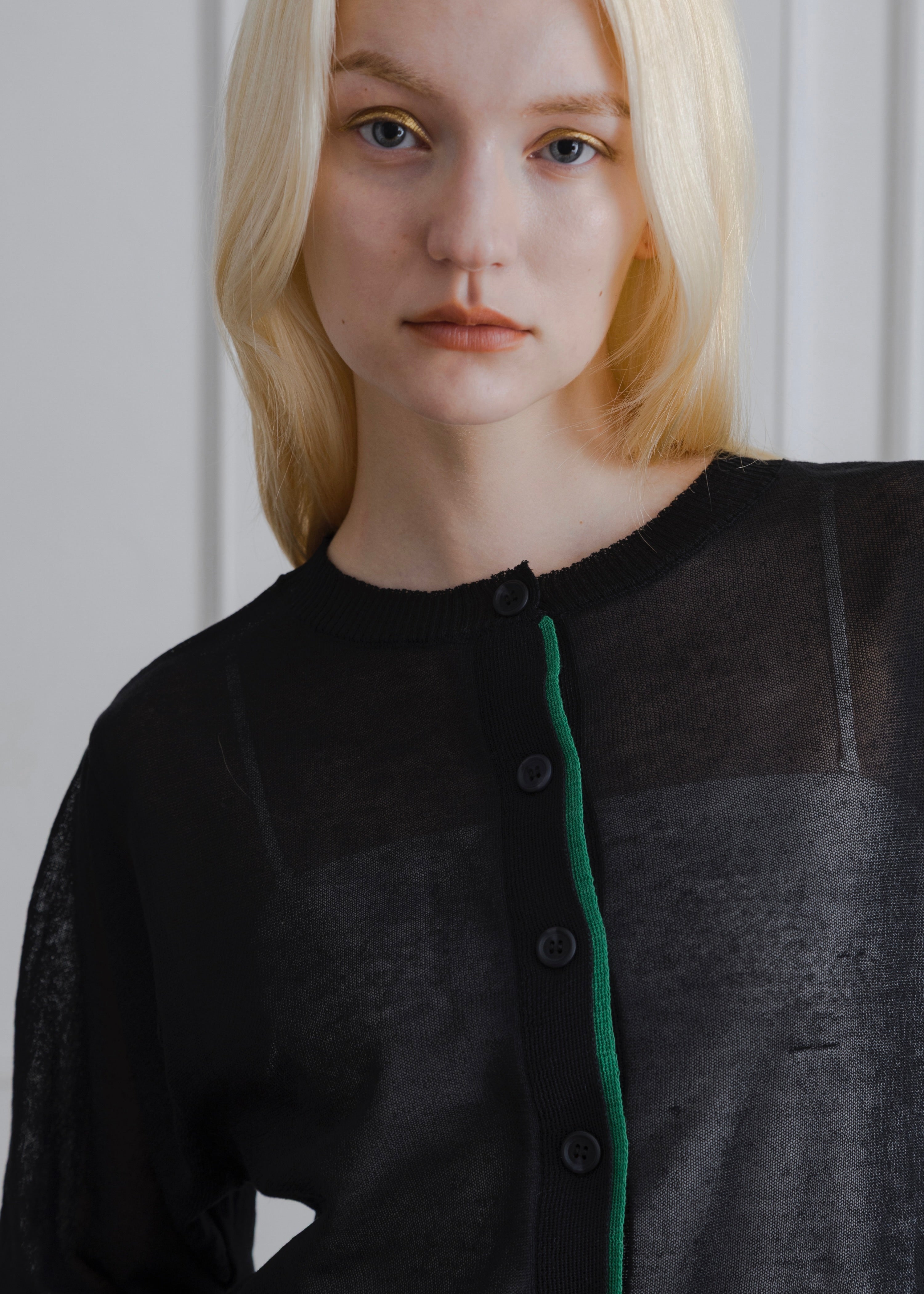 SHEER KNIT CARDIGAN