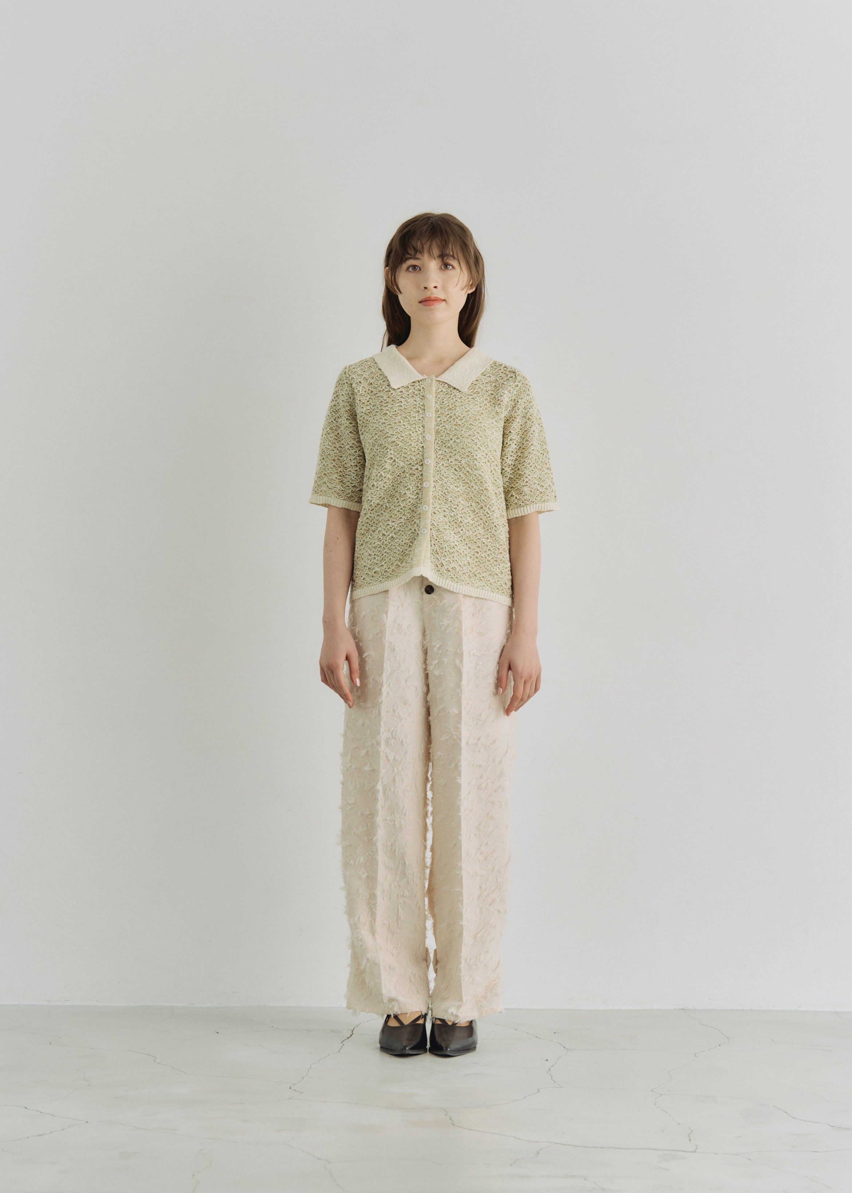 [夏 限定価格]apollonstore mix knit 試着のみ MIX KNIT TOP