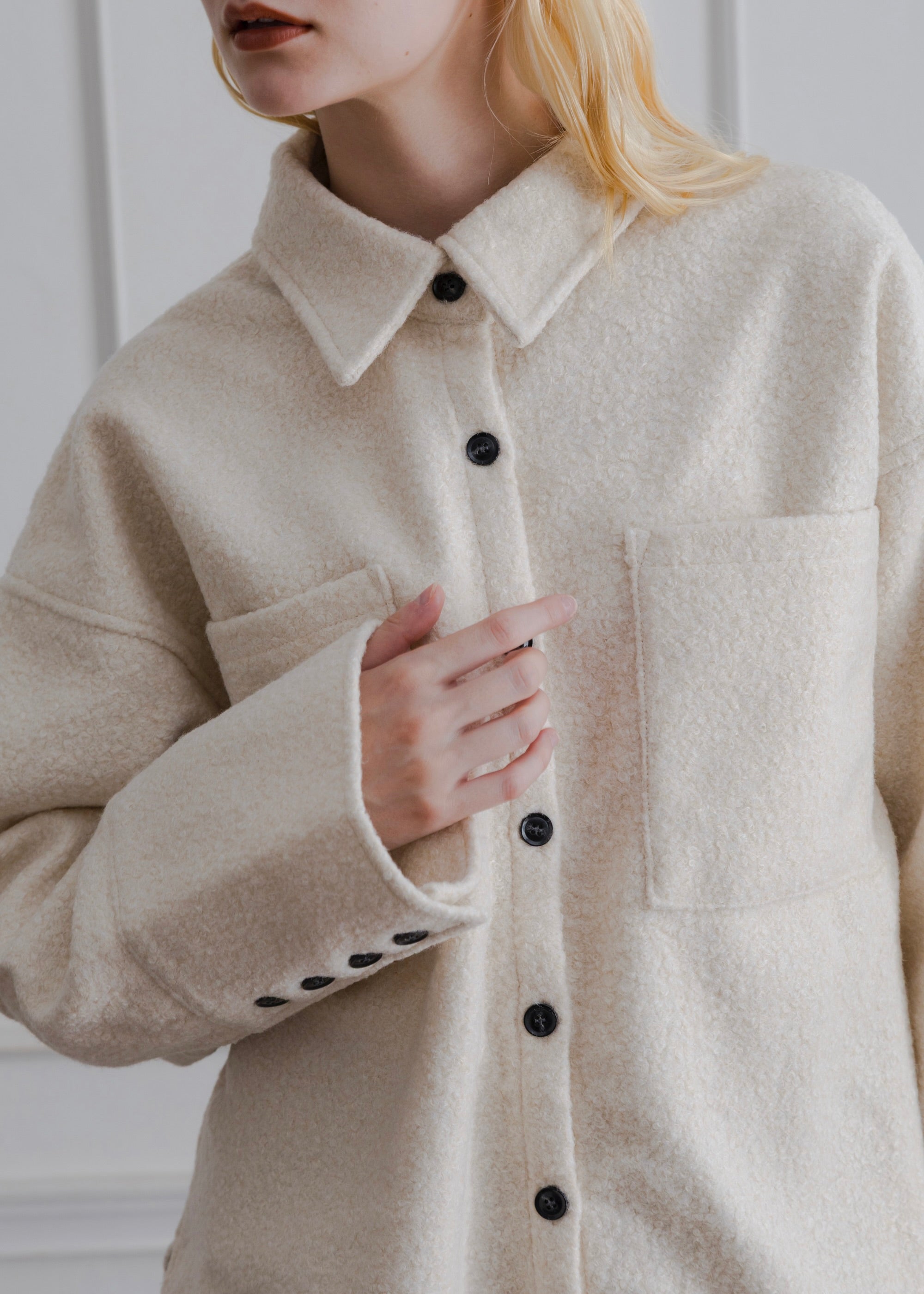 LOOP TWEED SHIRT