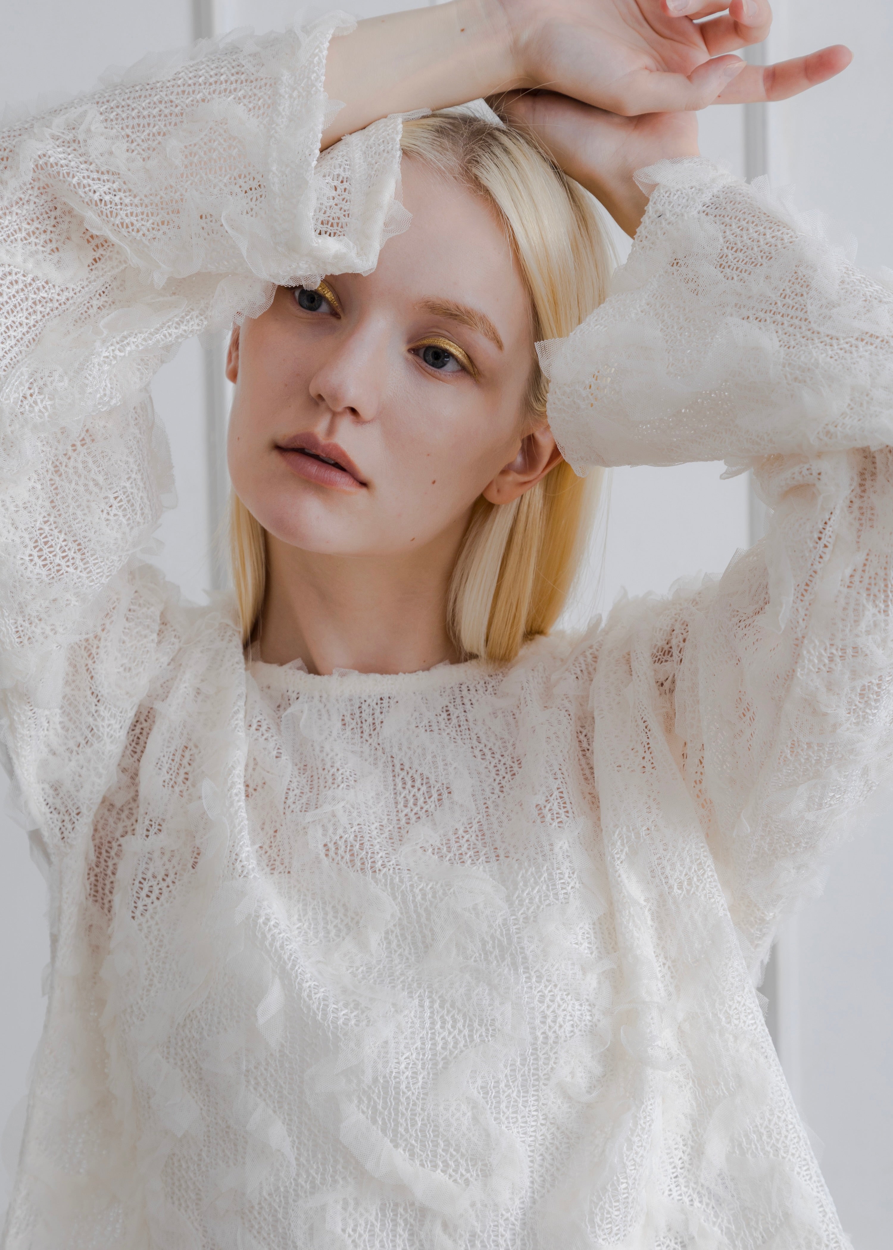 TULLE FRILL PULLOVER