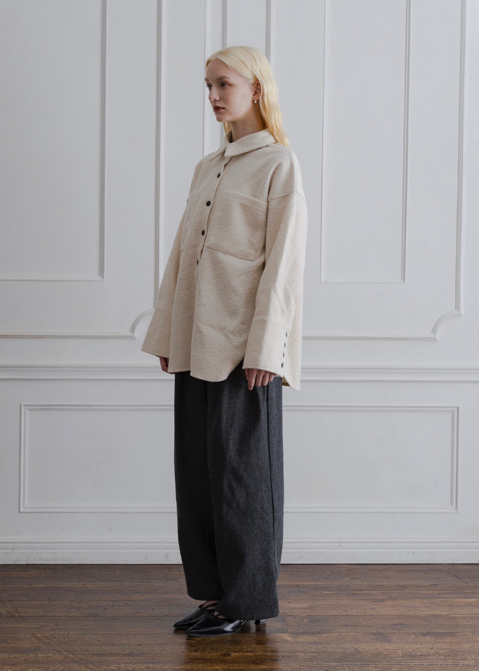 LOOP TWEED SHIRT