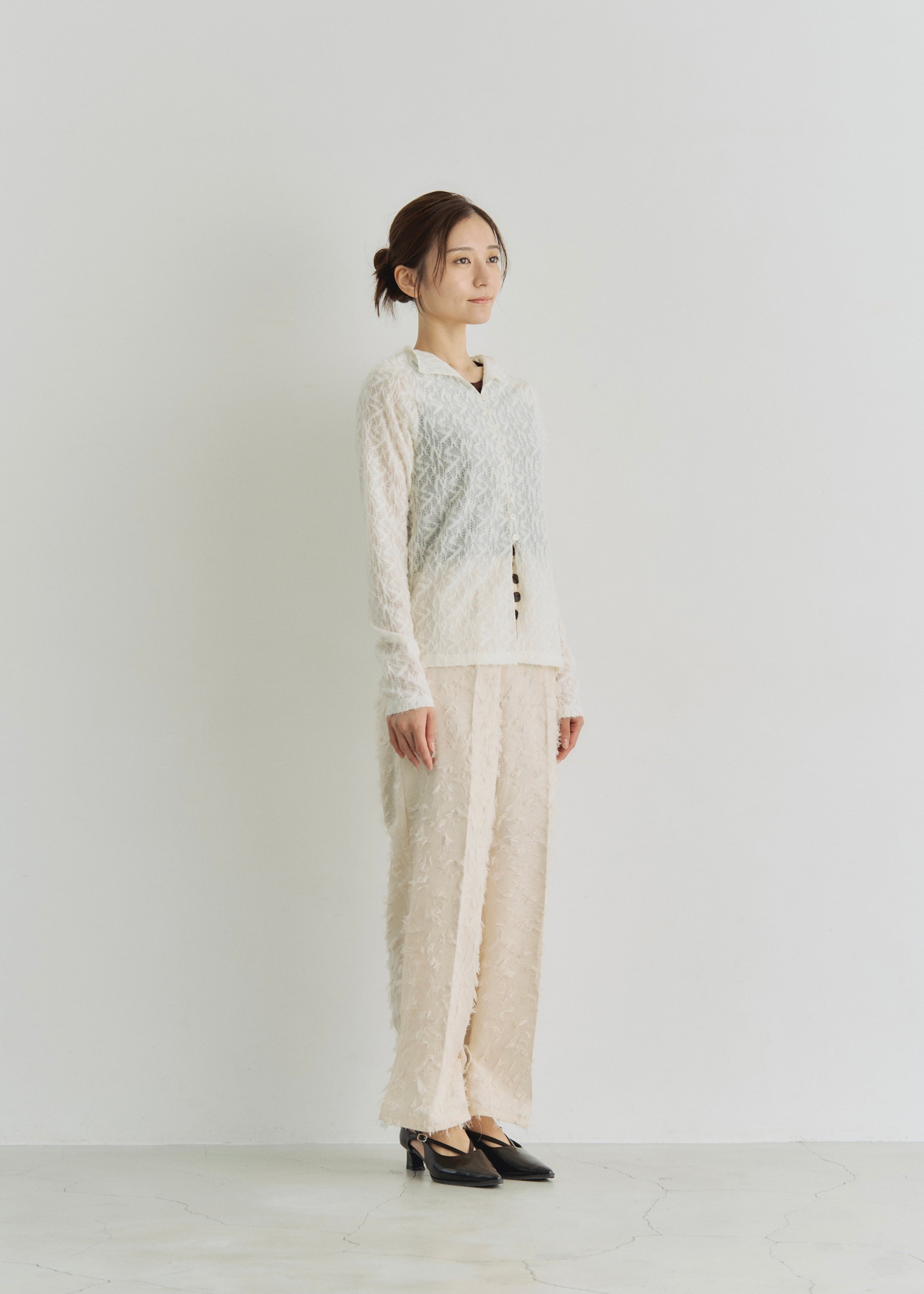 SHEER SHAGGY CARDIGAN