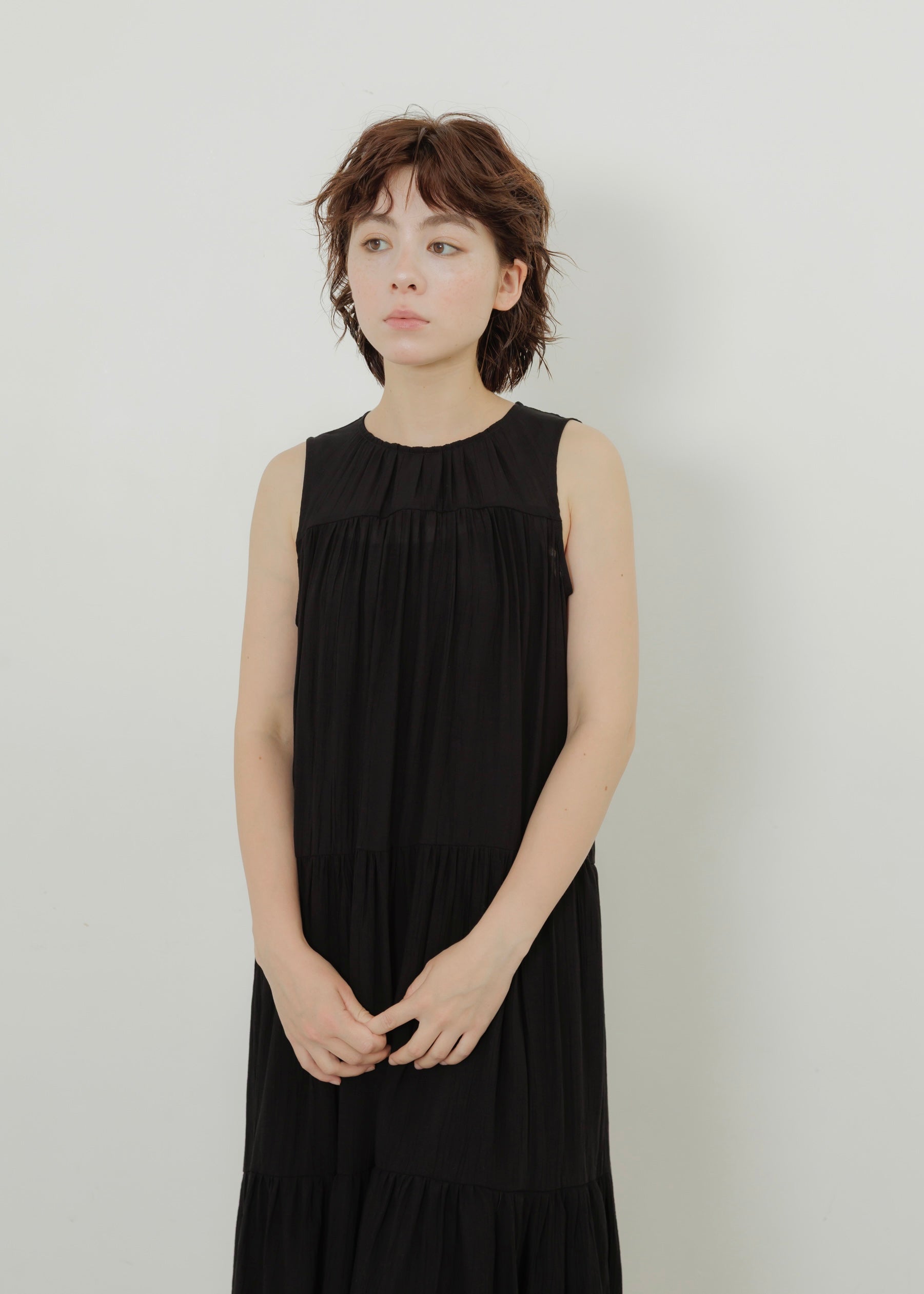 WASHER TIERED DRESS