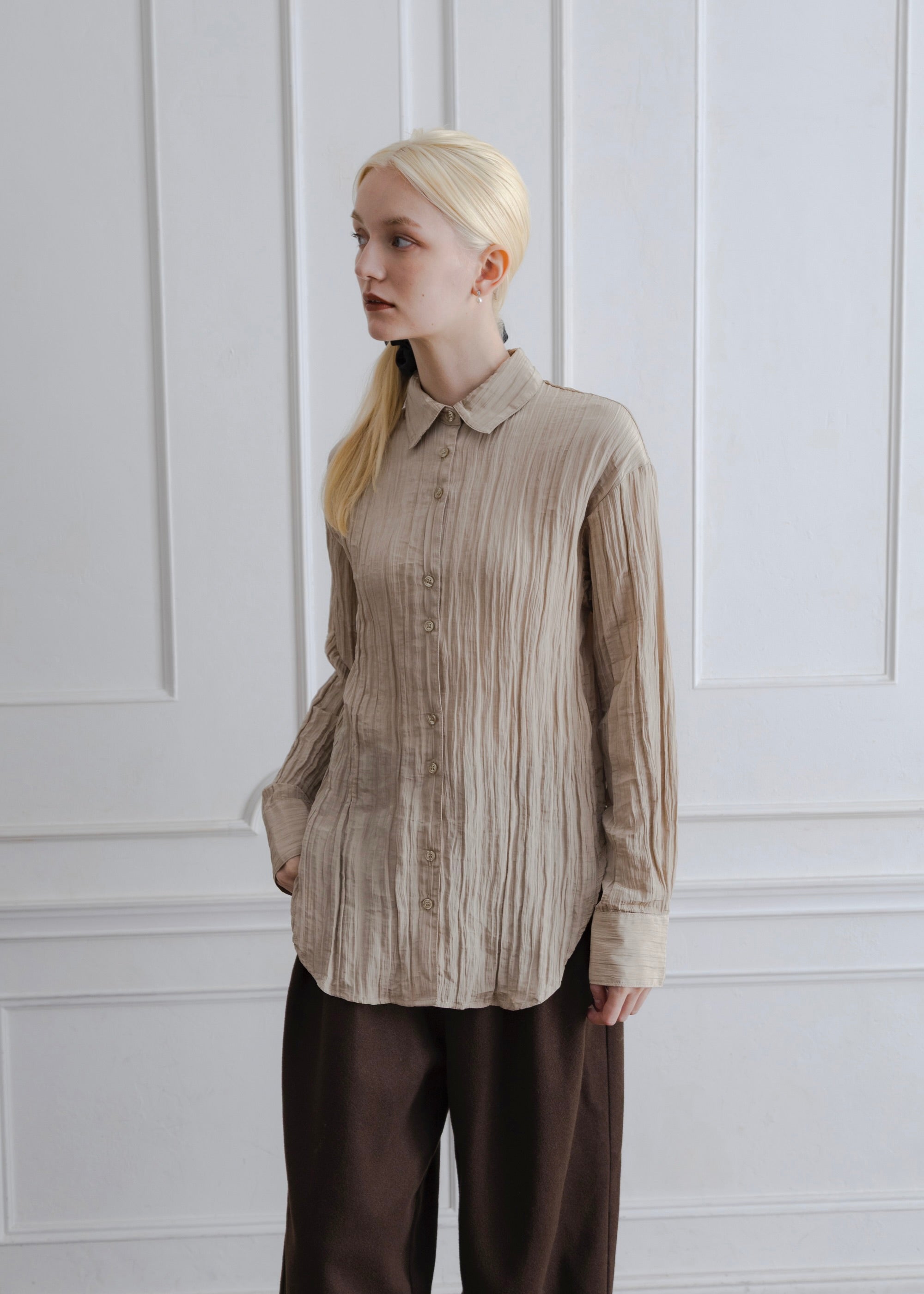 WASHER POPLIN SHIRT