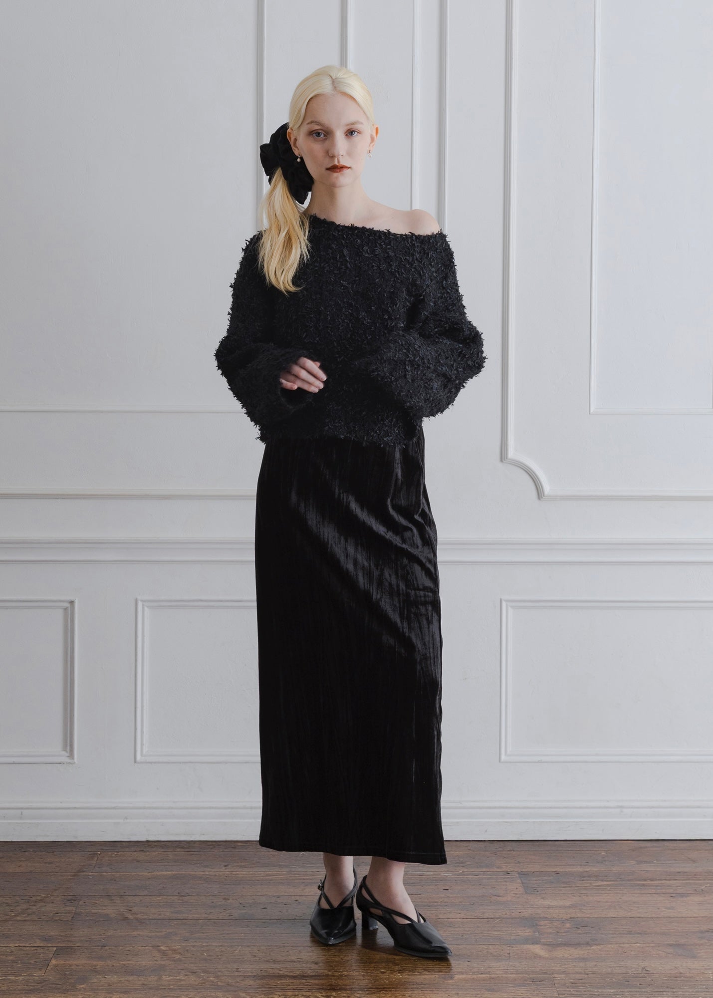 SHAGGY KNIT PULLOVER