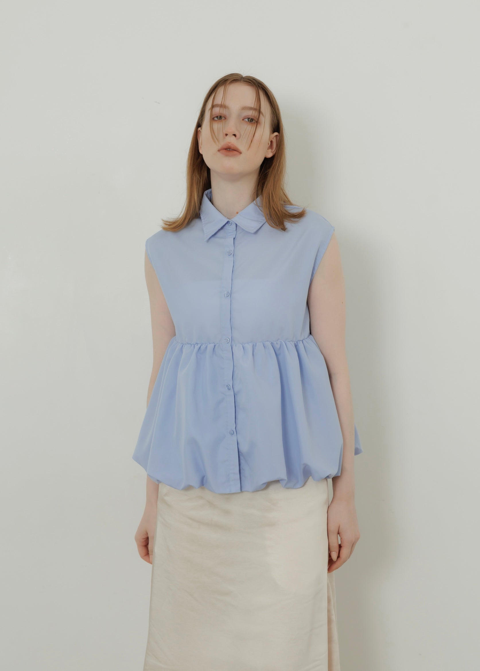 TIERED BALLOON SHIRT