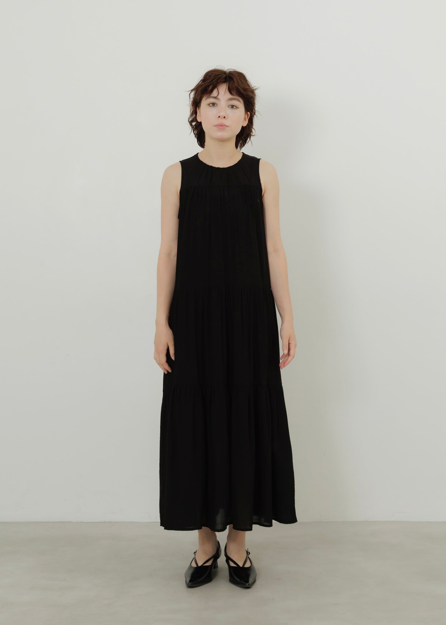 WASHER TIERED DRESS