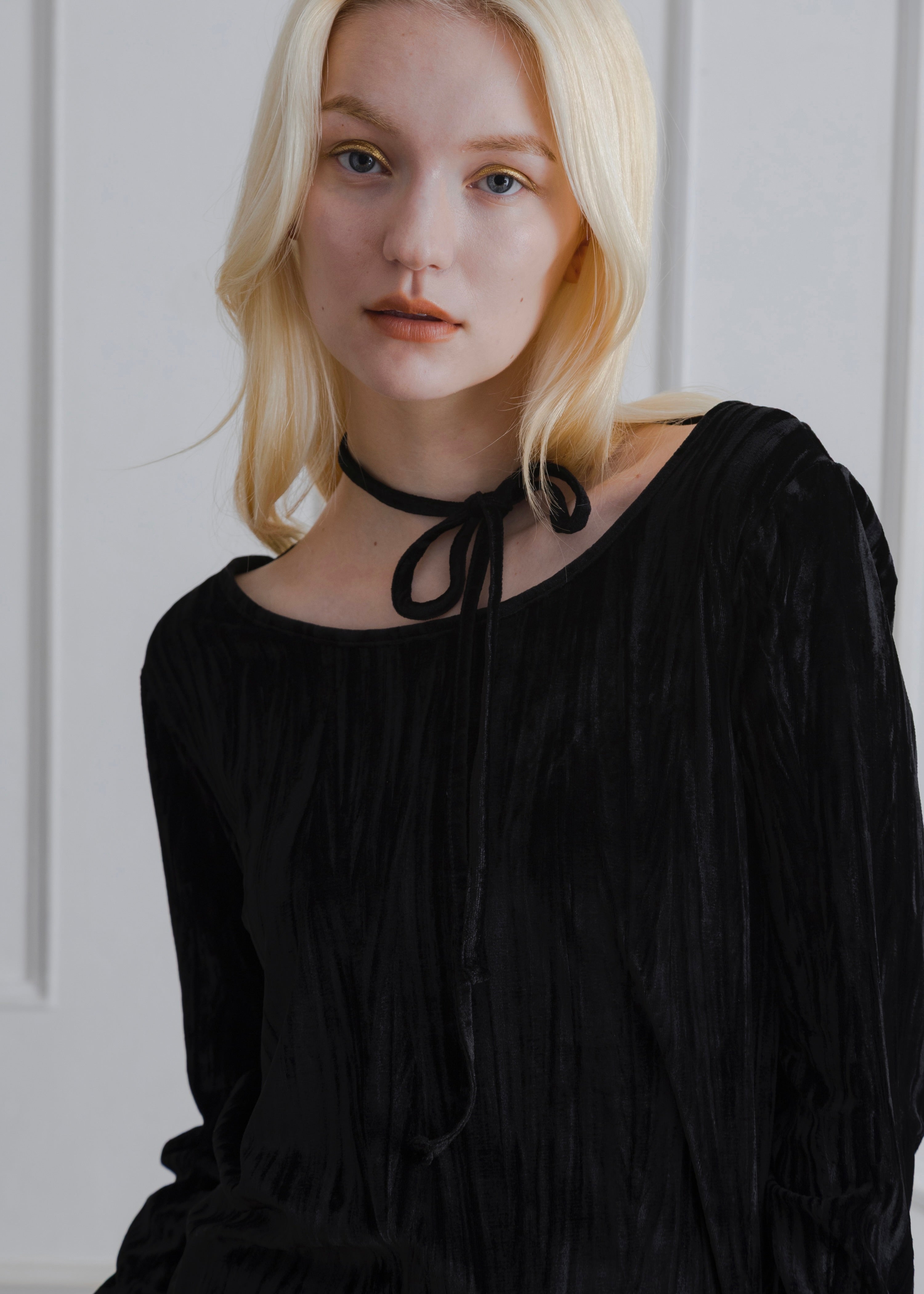 2WAY CRUSH VELOUR TOP