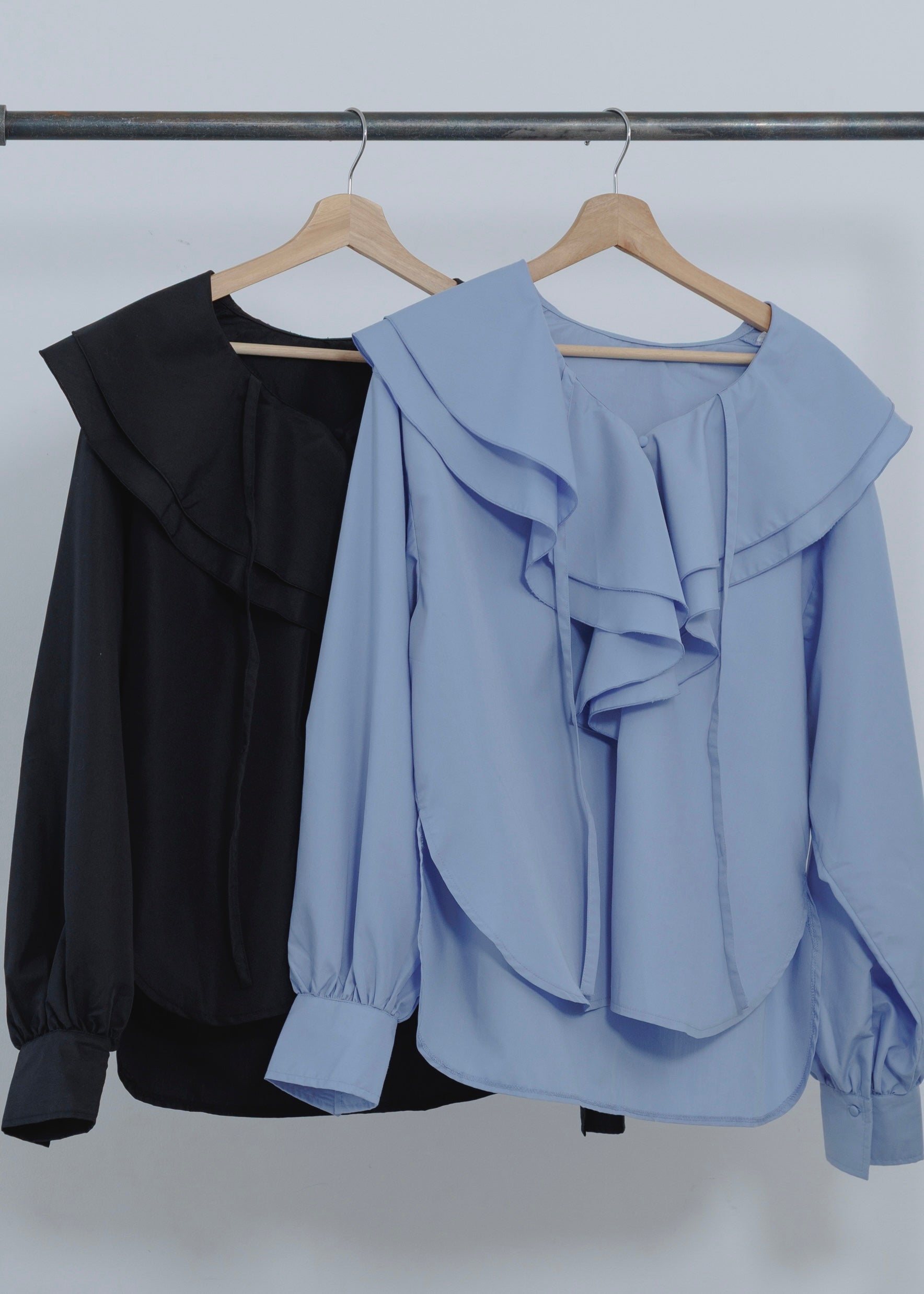 FRILL COLLAR SHIRT