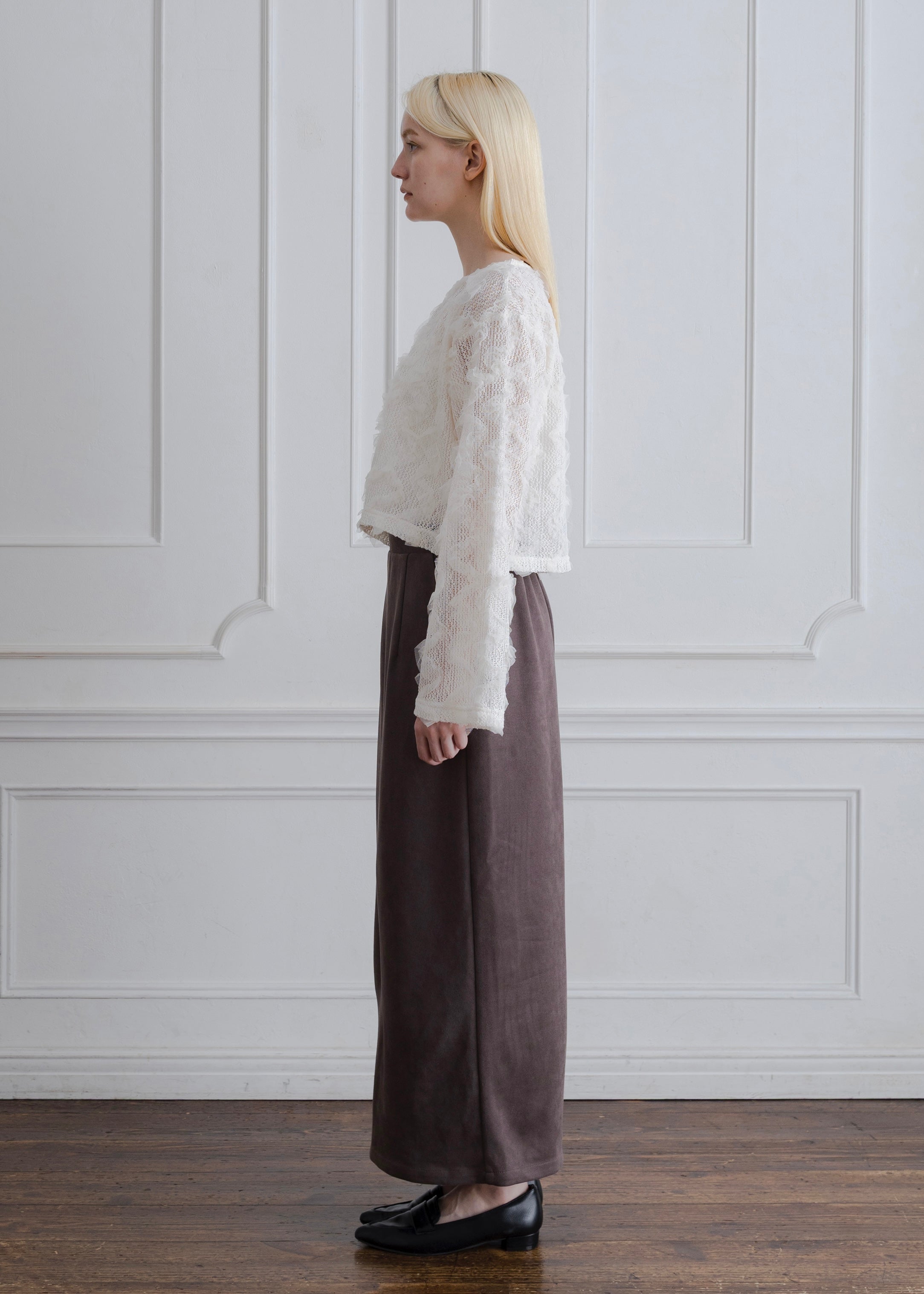 TULLE FRILL PULLOVER