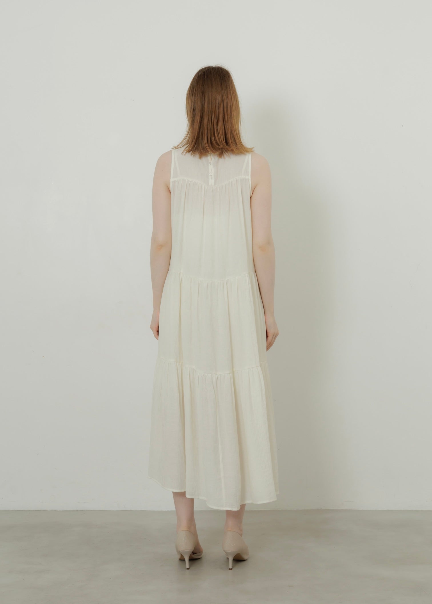 WASHER TIERED DRESS