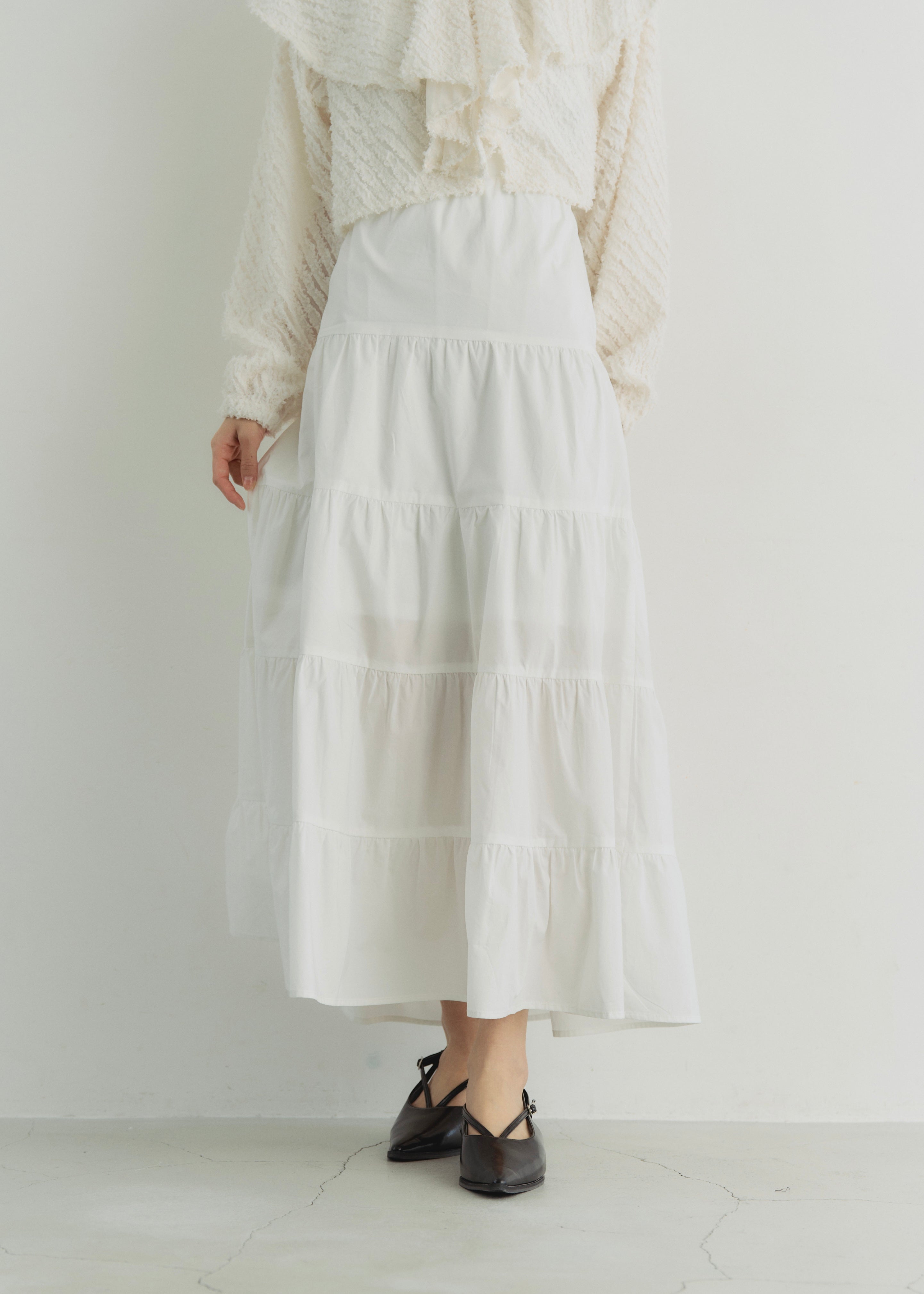 LAWN FLARE SKIRT