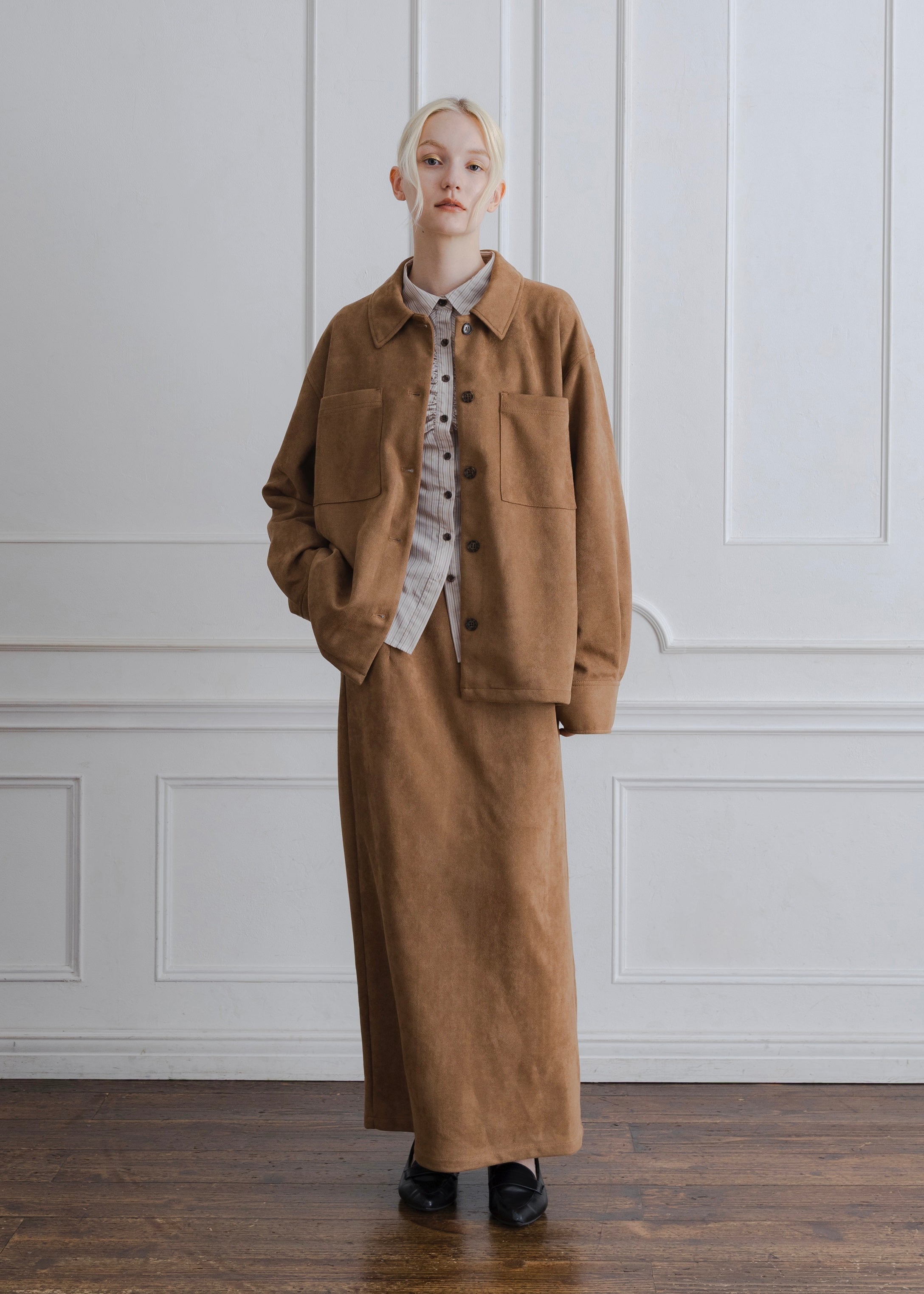 FAUX SUEDE JACKET