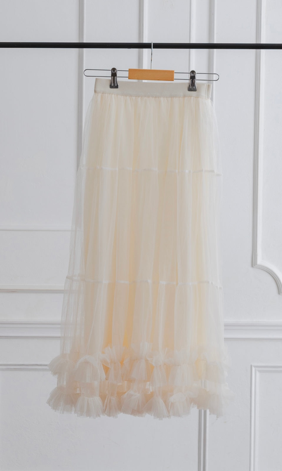 TULLE TIERED SKIRT