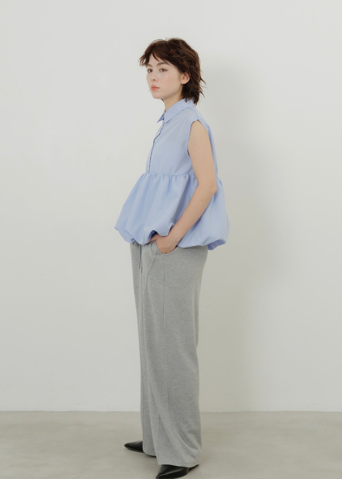 TIERED BALLOON SHIRT