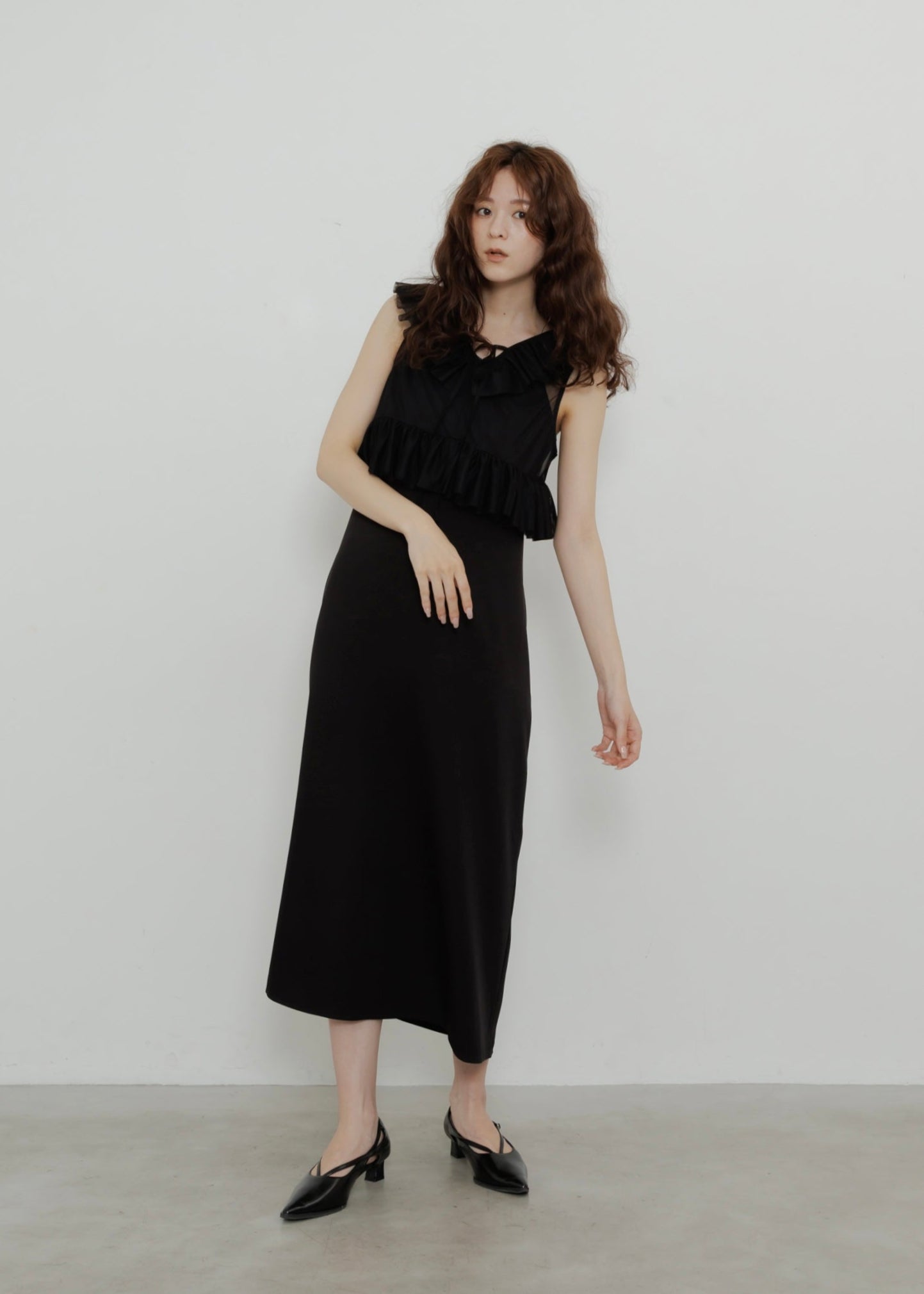TULLE VEST SET DRESS
