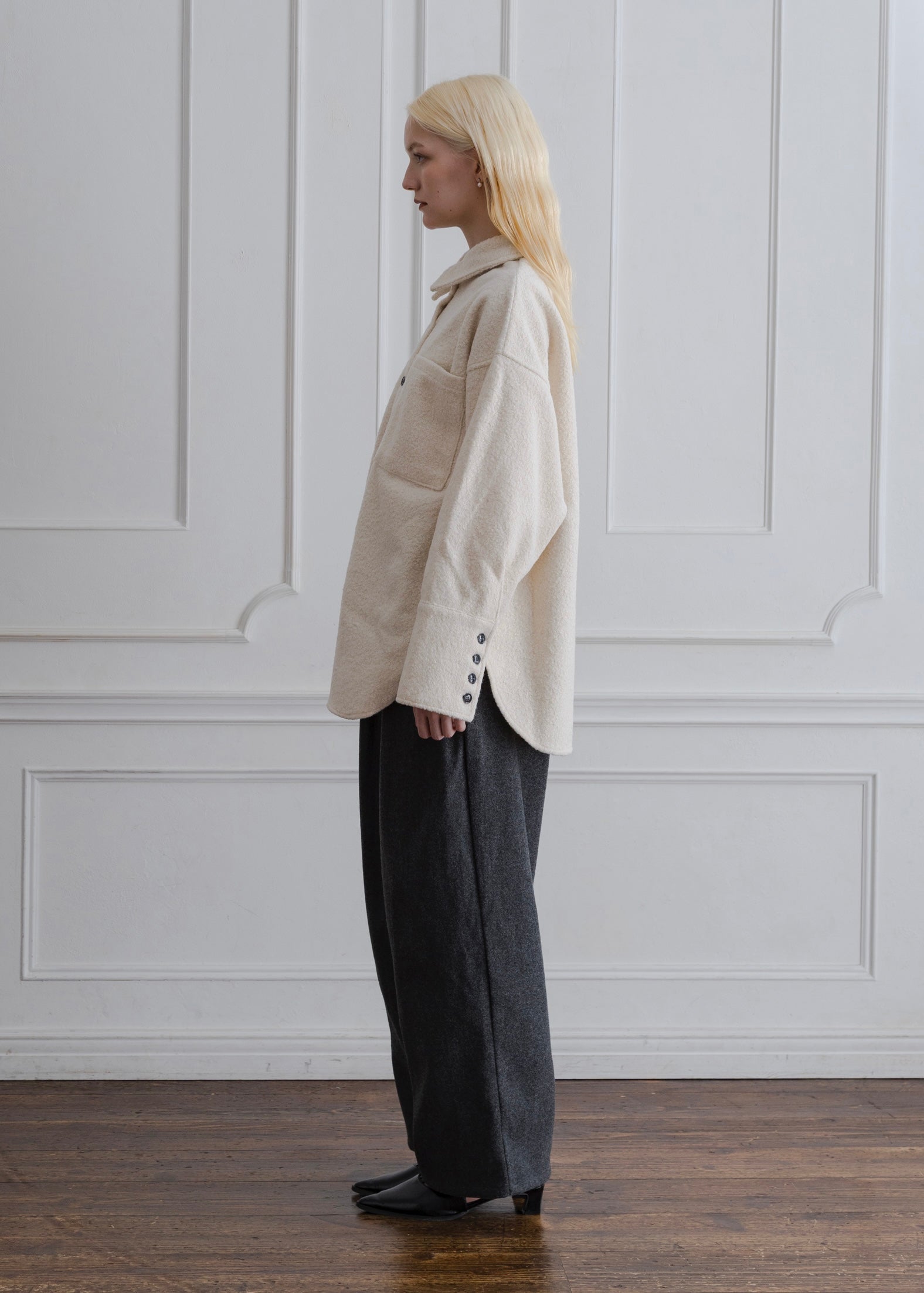 LOOP TWEED SHIRT