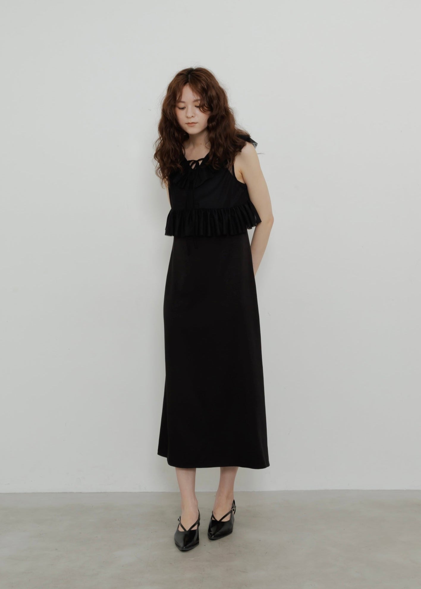 TULLE VEST SET DRESS
