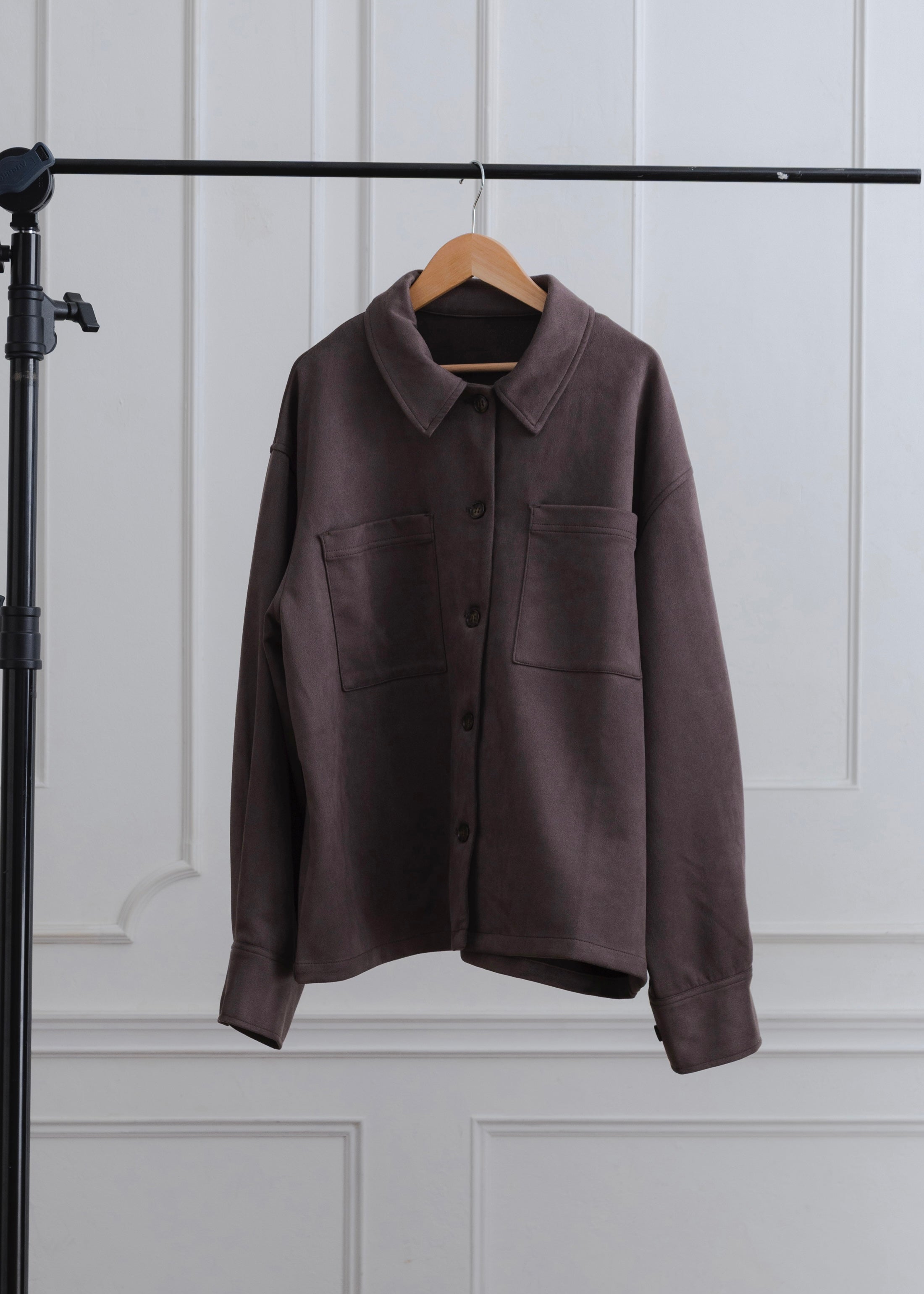FAUX SUEDE JACKET