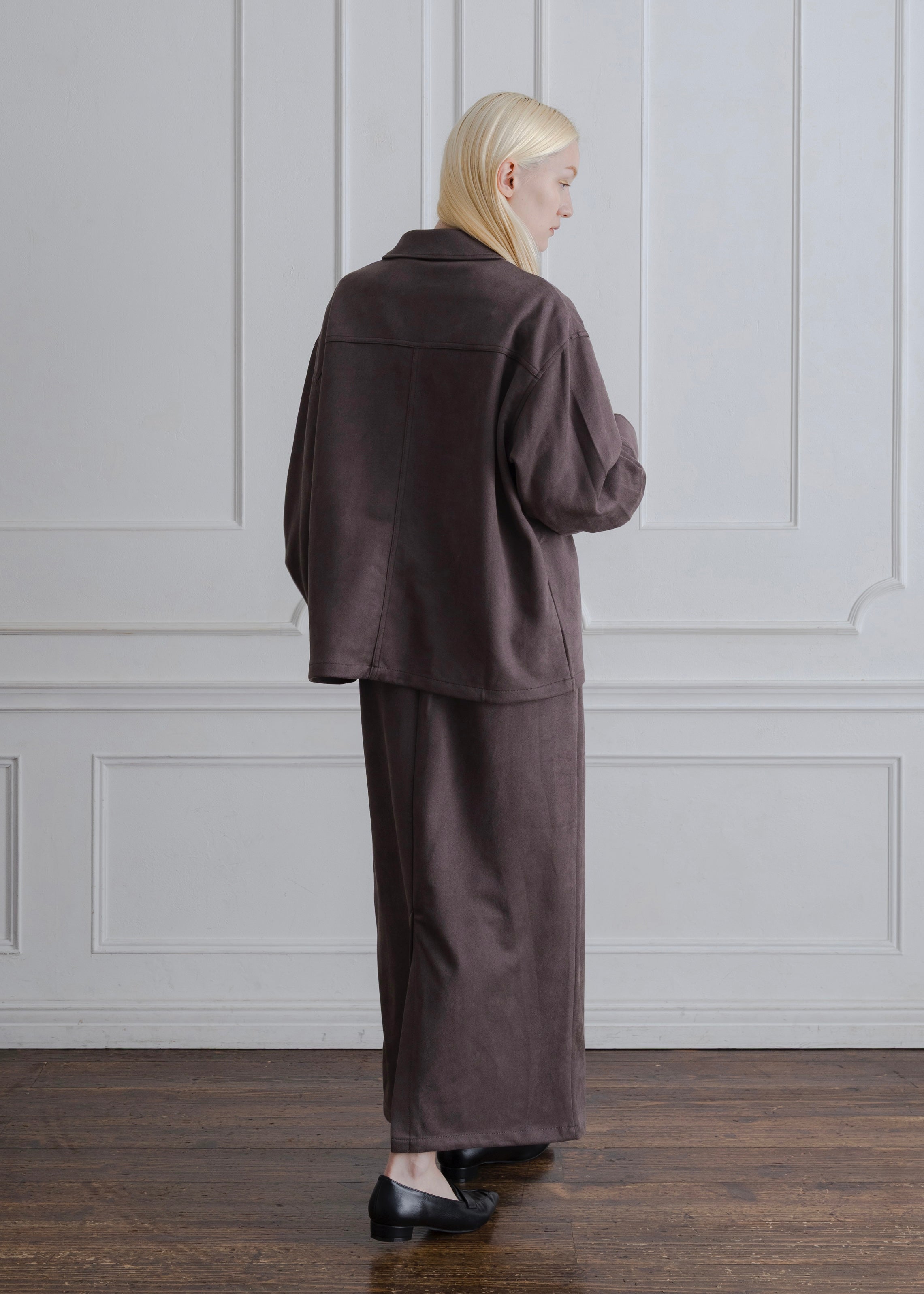 FAUX SUEDE JACKET