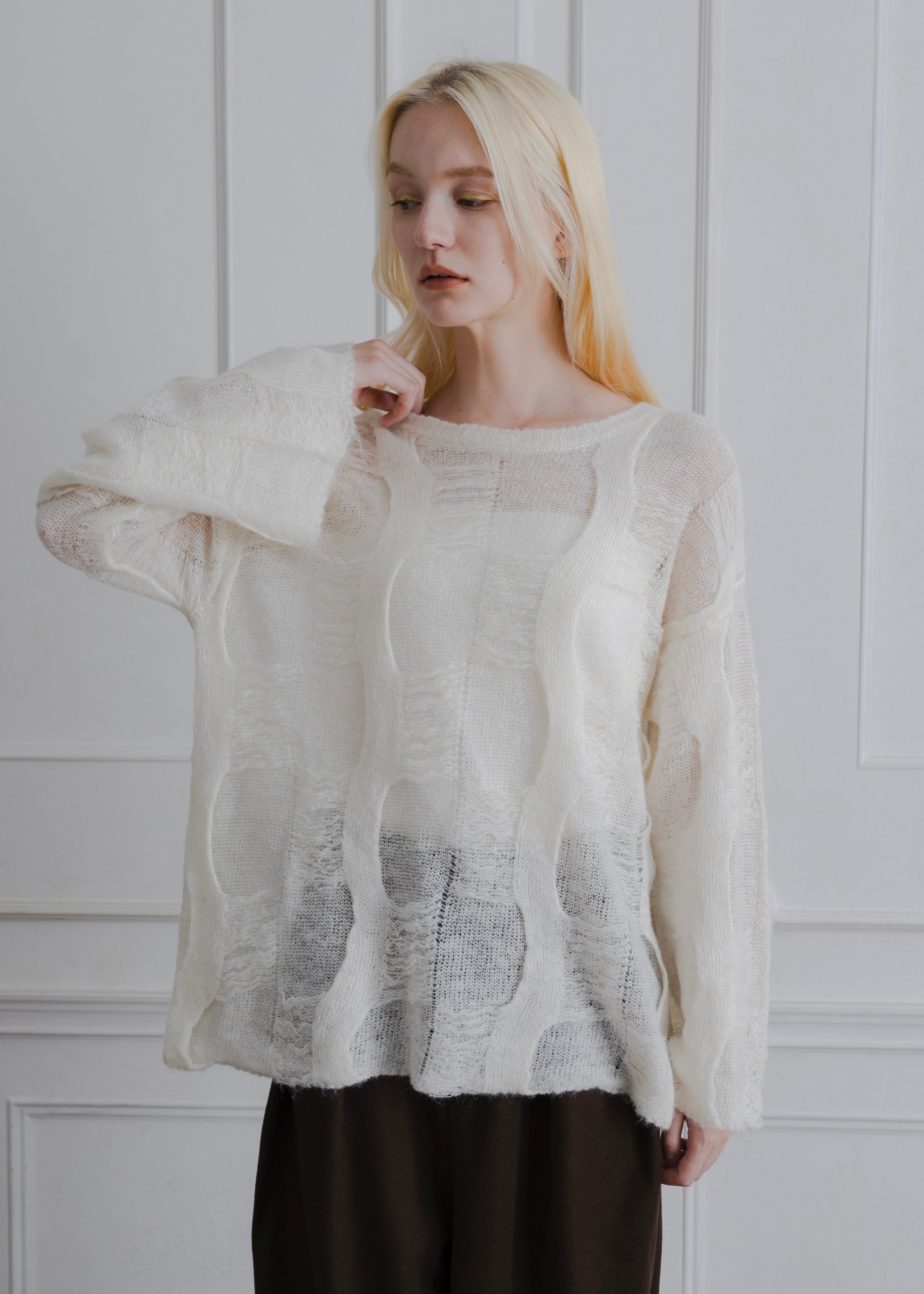 MOHAIR LOW GAUGE KNIT
