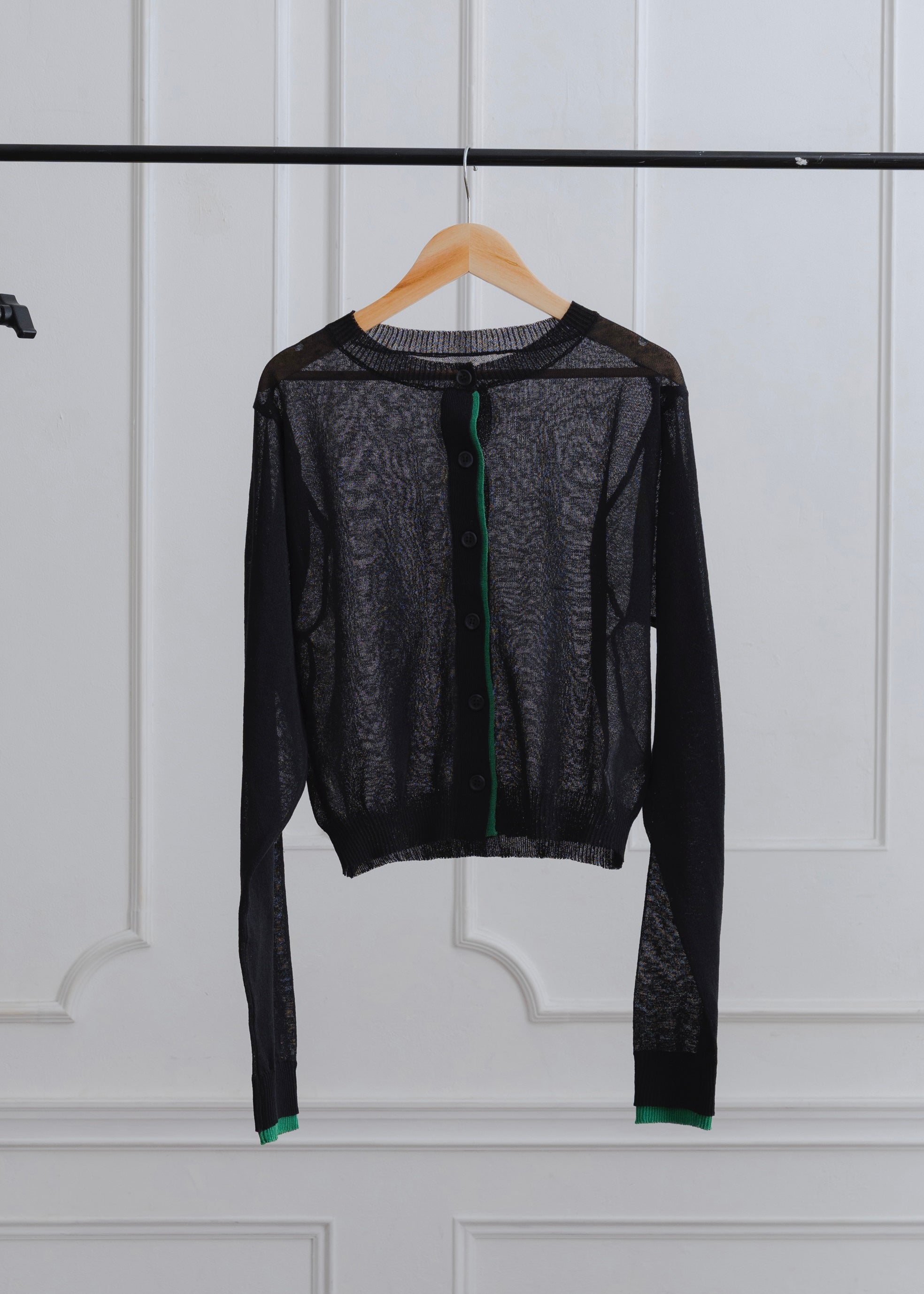 SHEER KNIT CARDIGAN