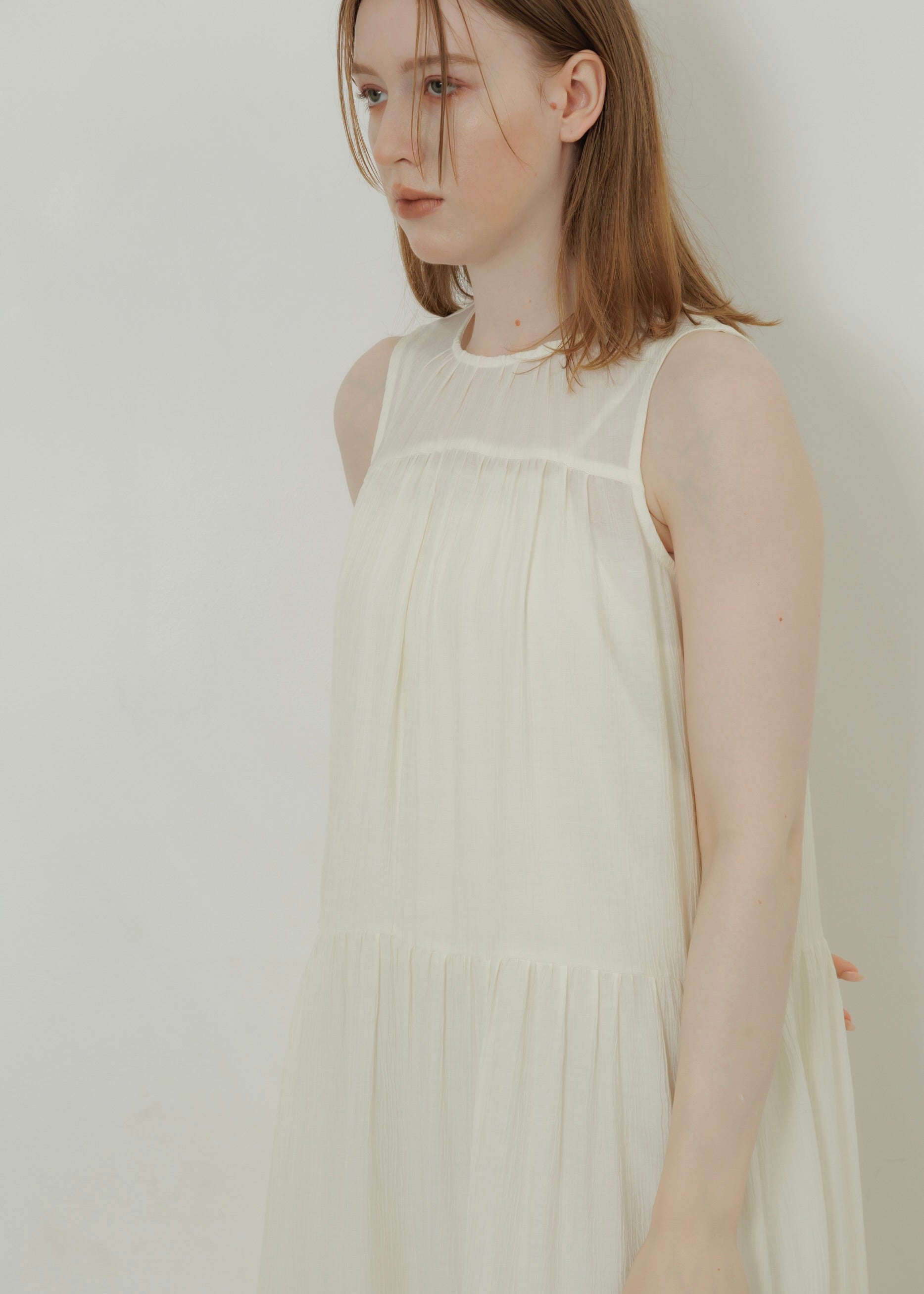 WASHER TIERED DRESS