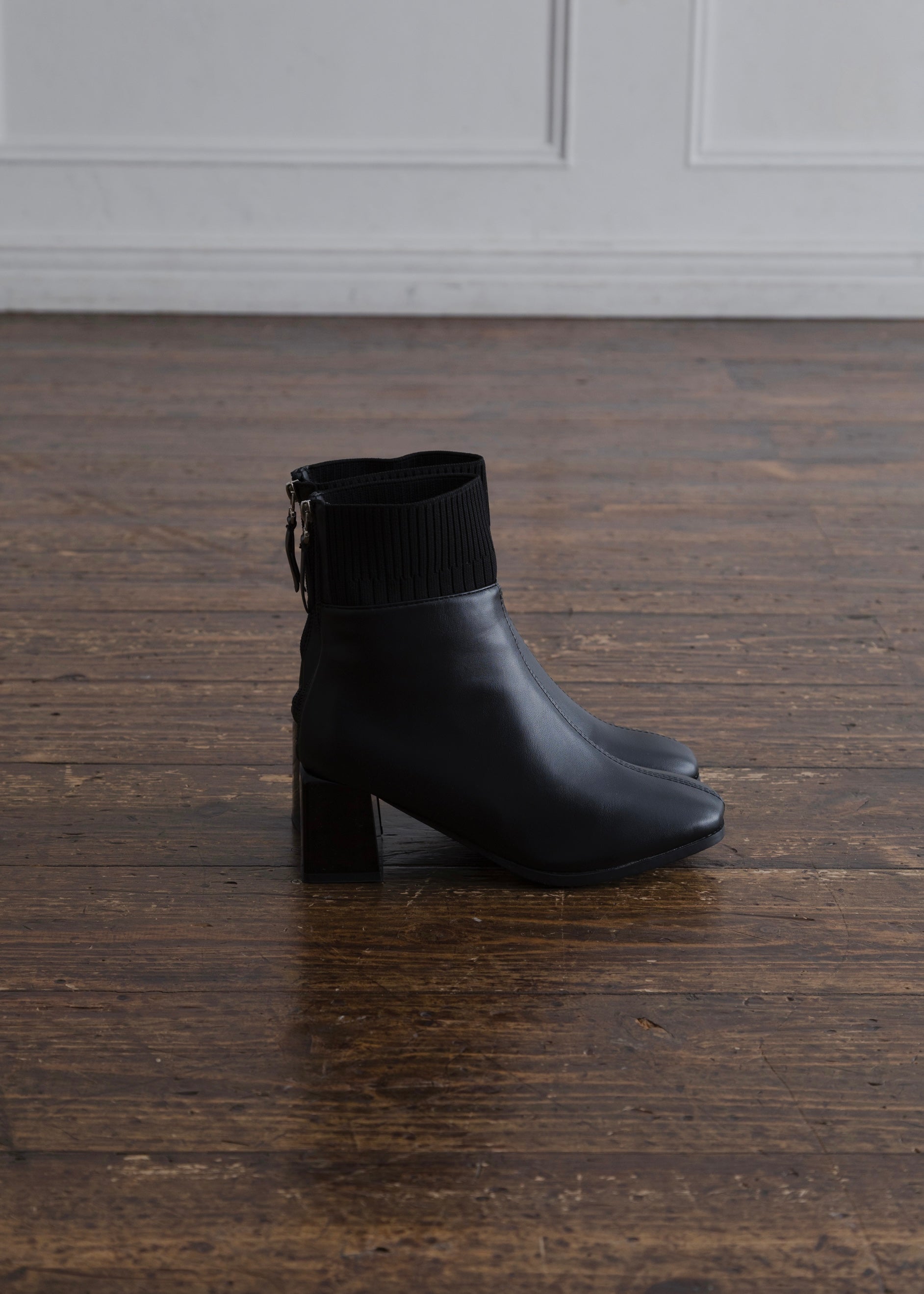 RIB SHORT BOOTS RIB SHORT BOOTS