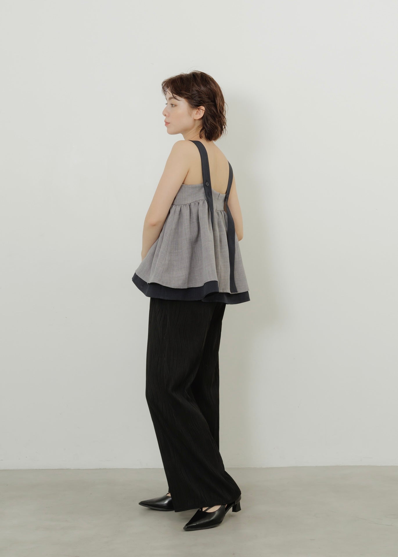 TWEED BICOLOR CAMISOLE