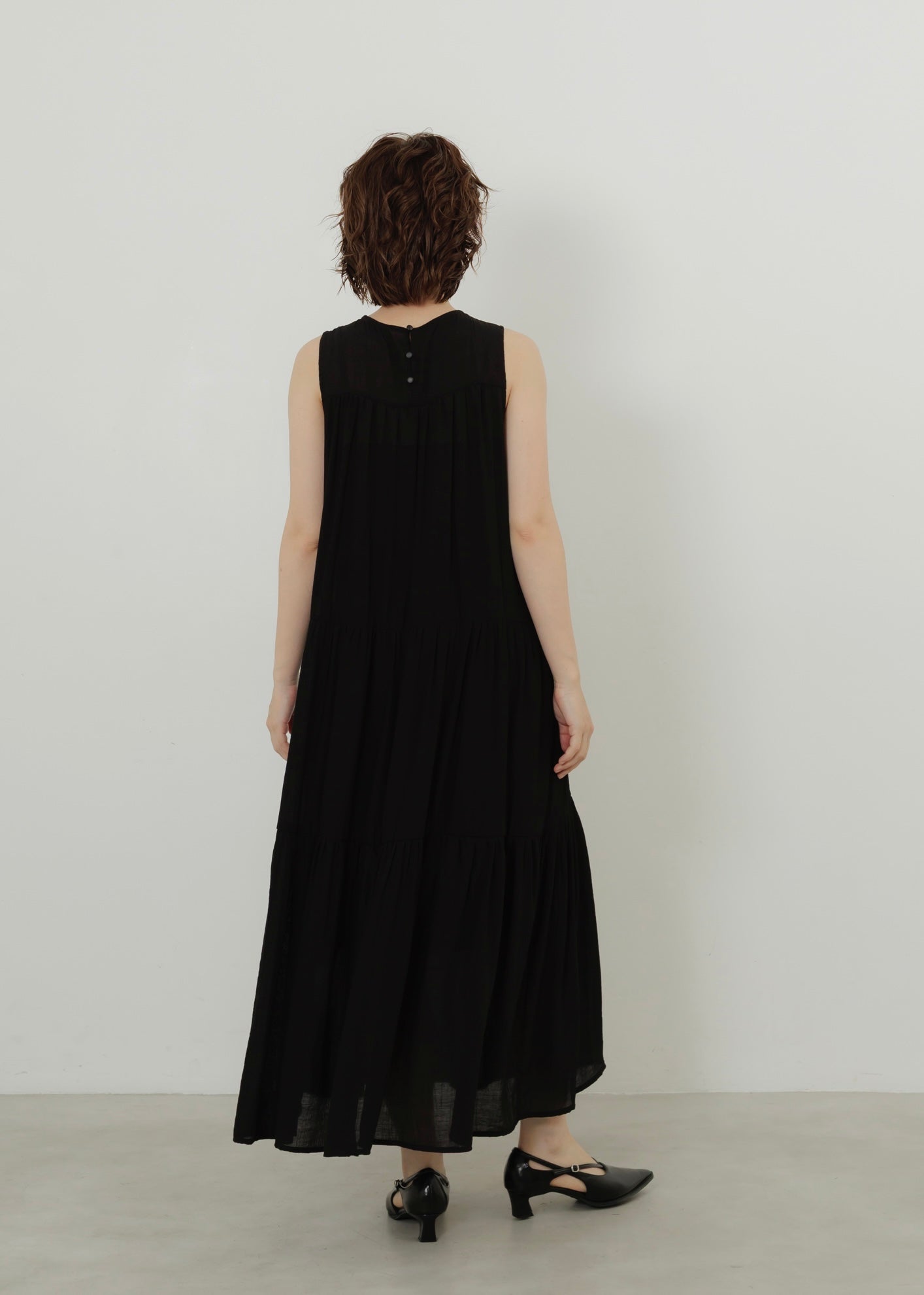 WASHER TIERED DRESS