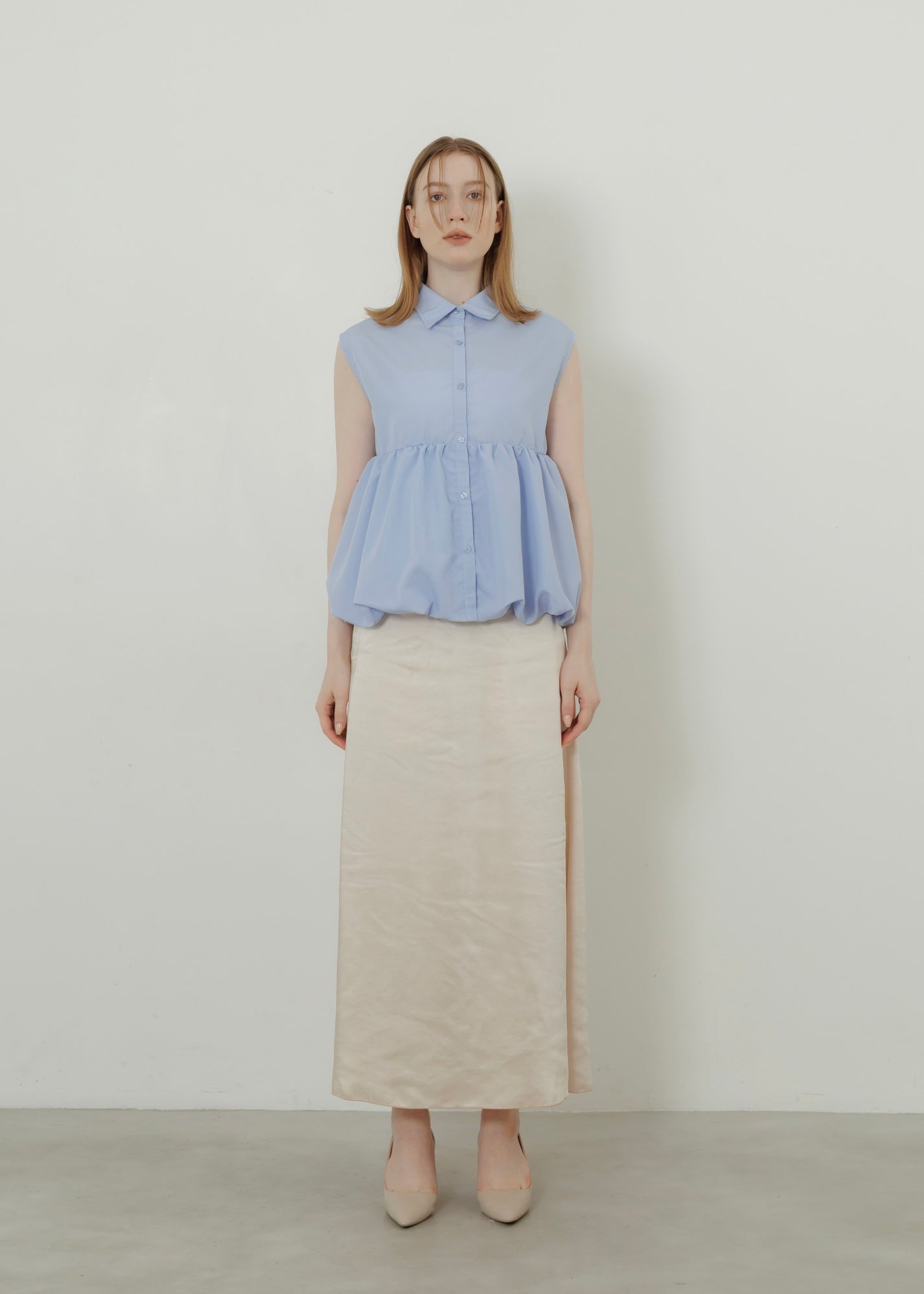 TIERED BALLOON SHIRT