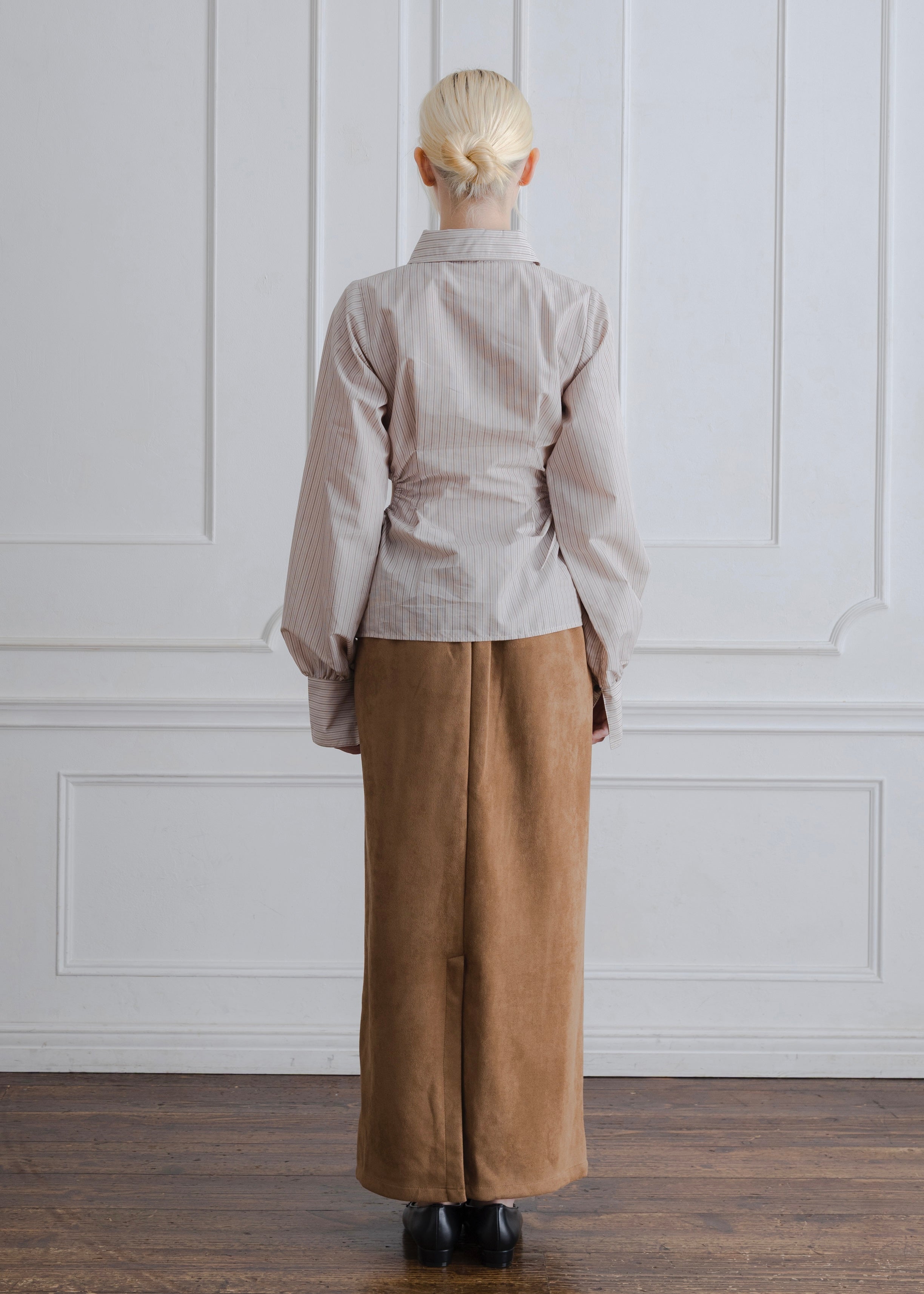 FAUX SUEDE SKIRT