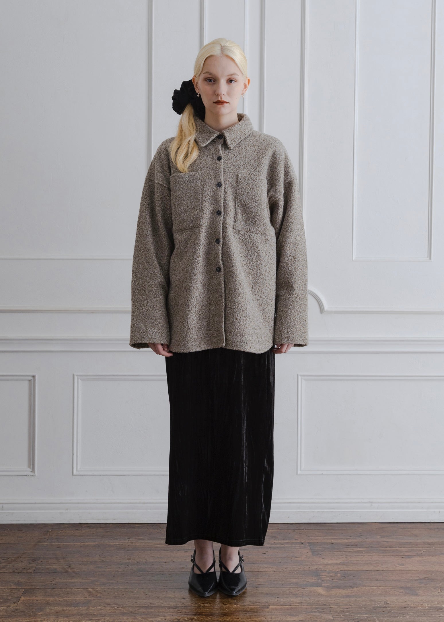 LOOP TWEED SHIRT