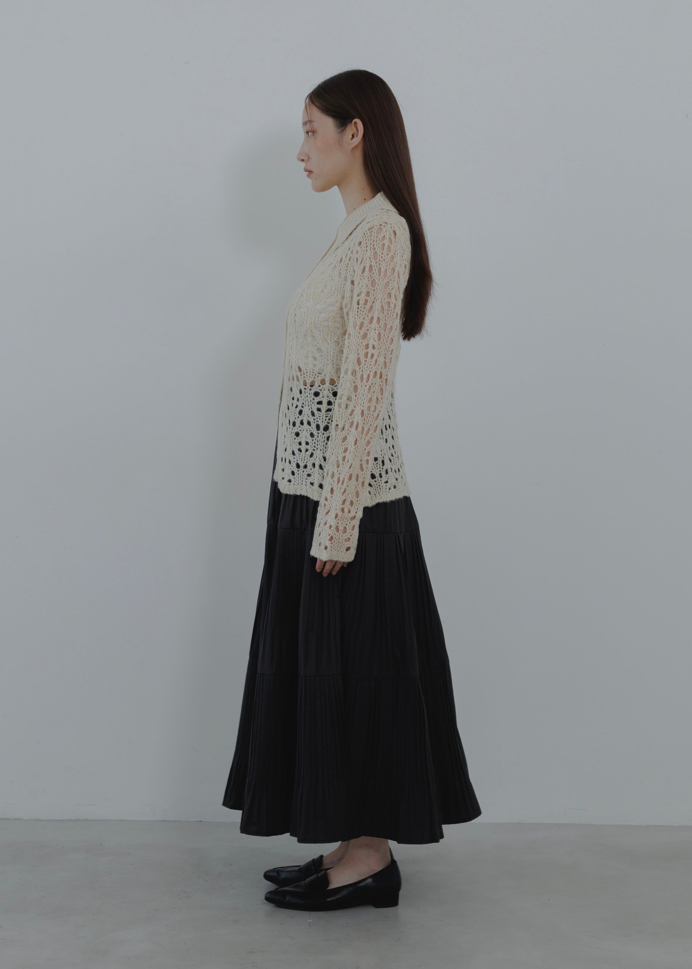 OPENWORK MOHAIR CARDIGAN