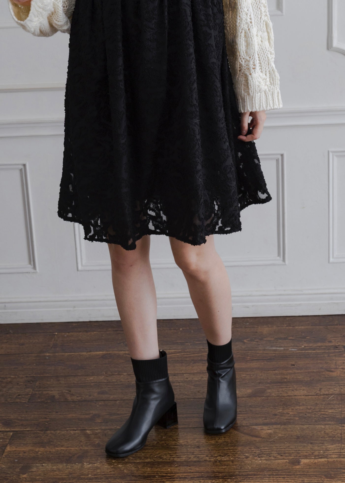 SHEER JACQUARD TUNIC CAMISOLE