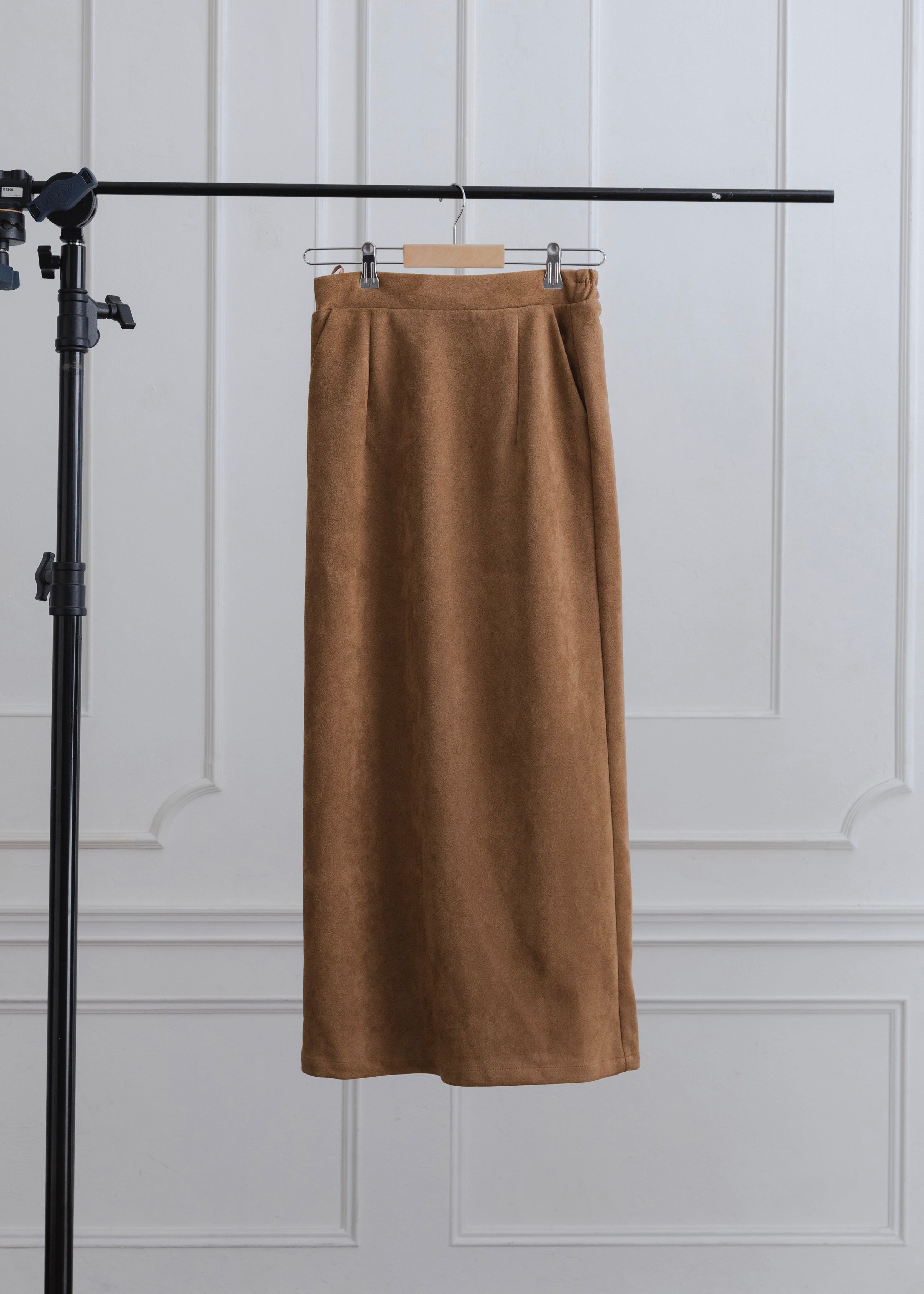 FAUX SUEDE SKIRT