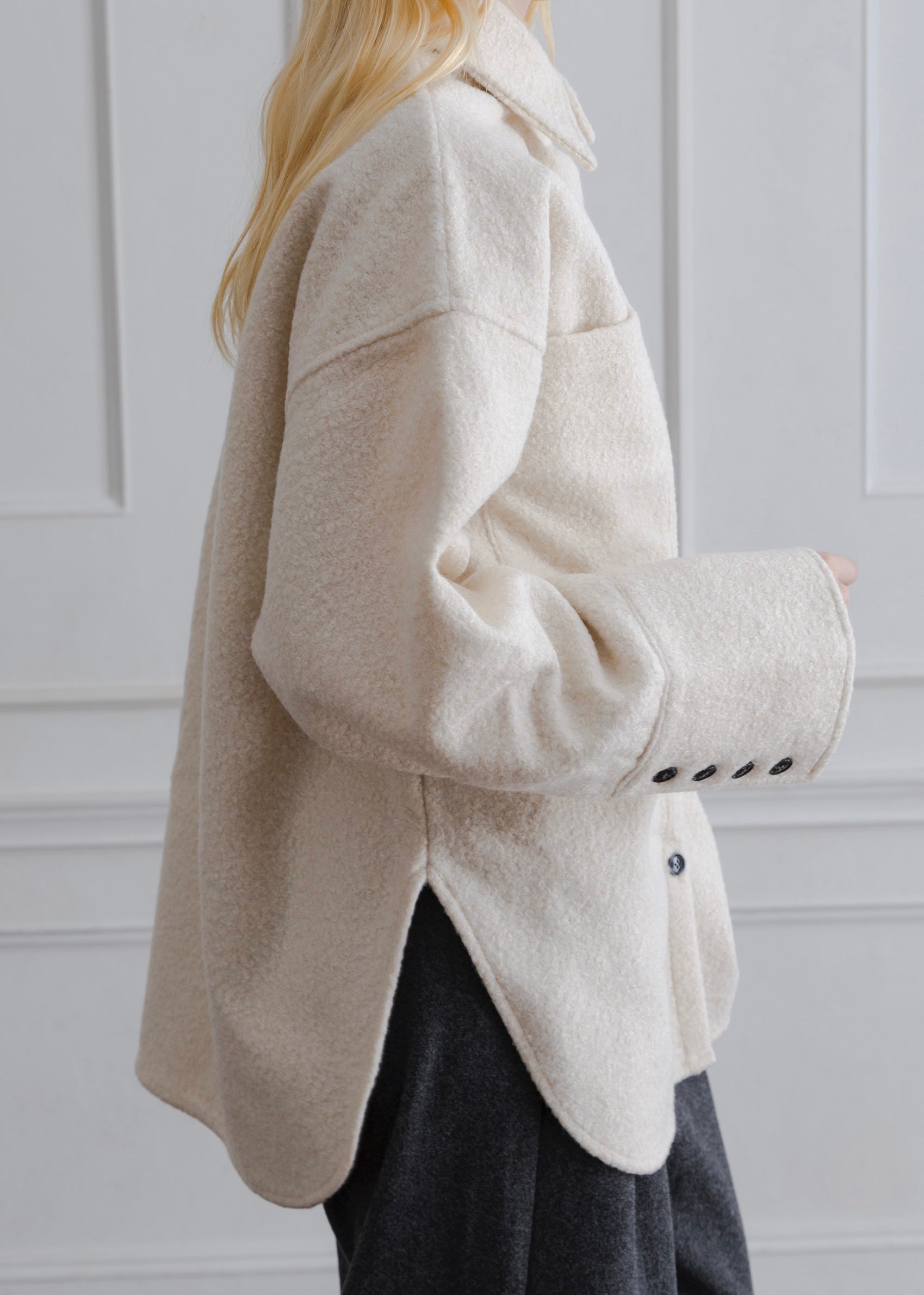 LOOP TWEED SHIRT