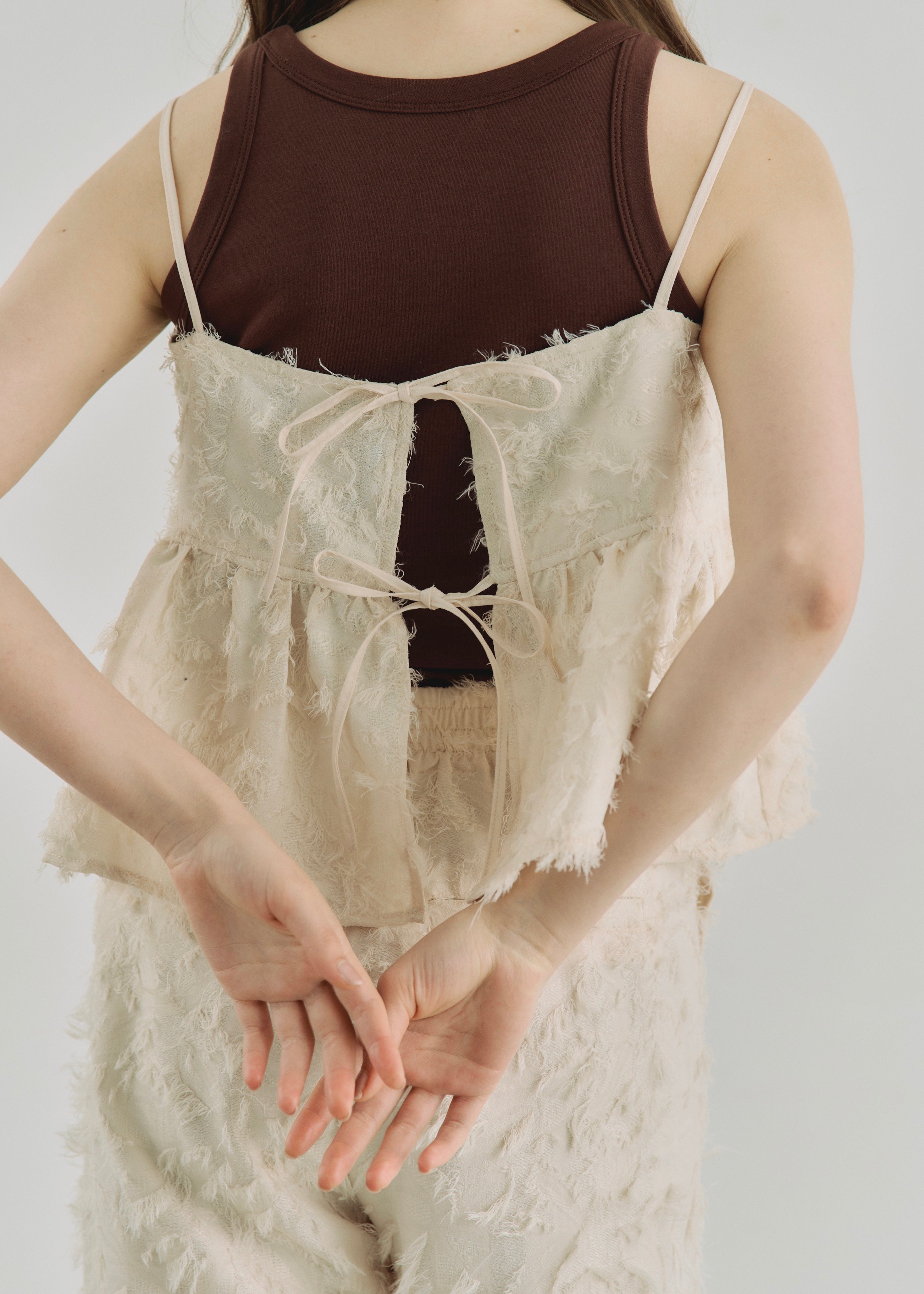 2WAY JACQUARD CAMISOLE