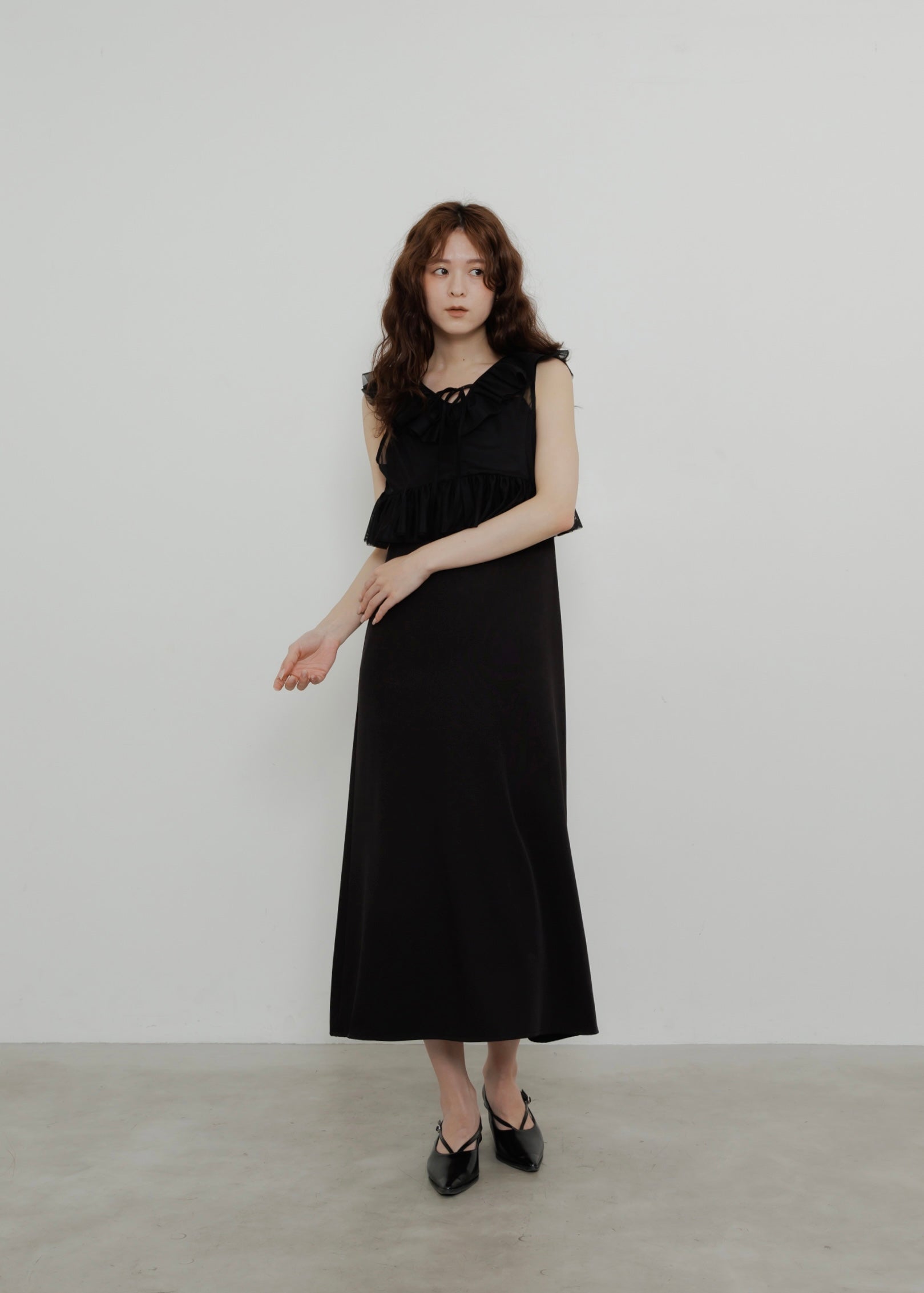 TULLE VEST SET DRESS