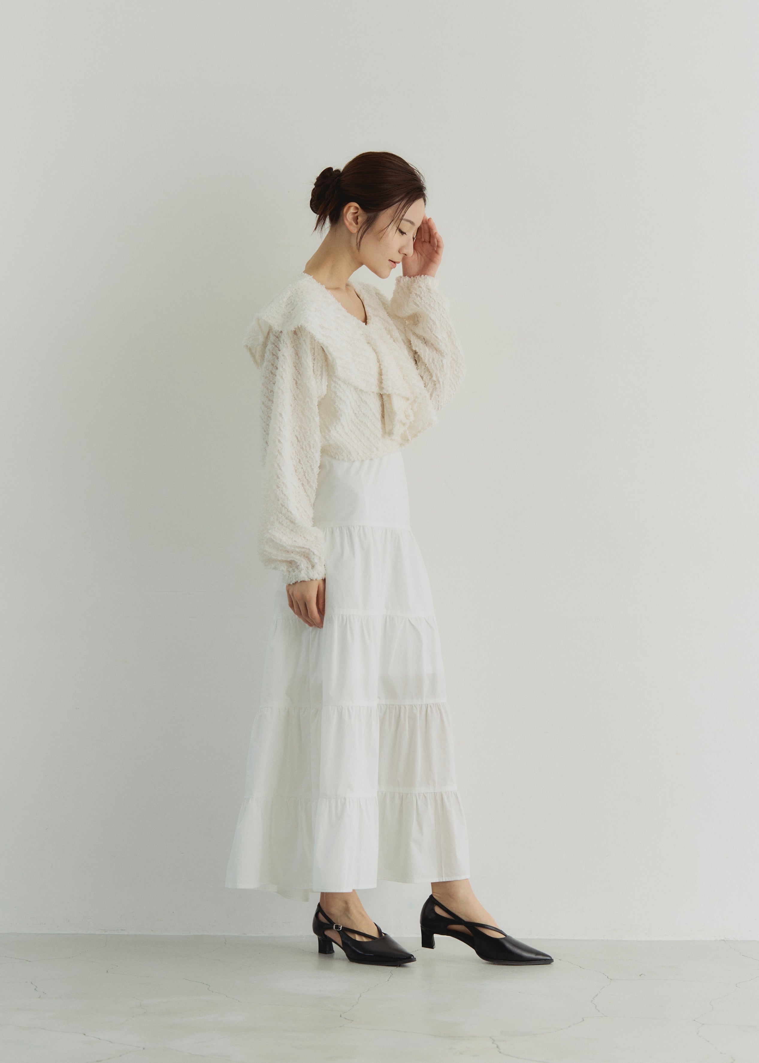 LAWN FLARE SKIRT