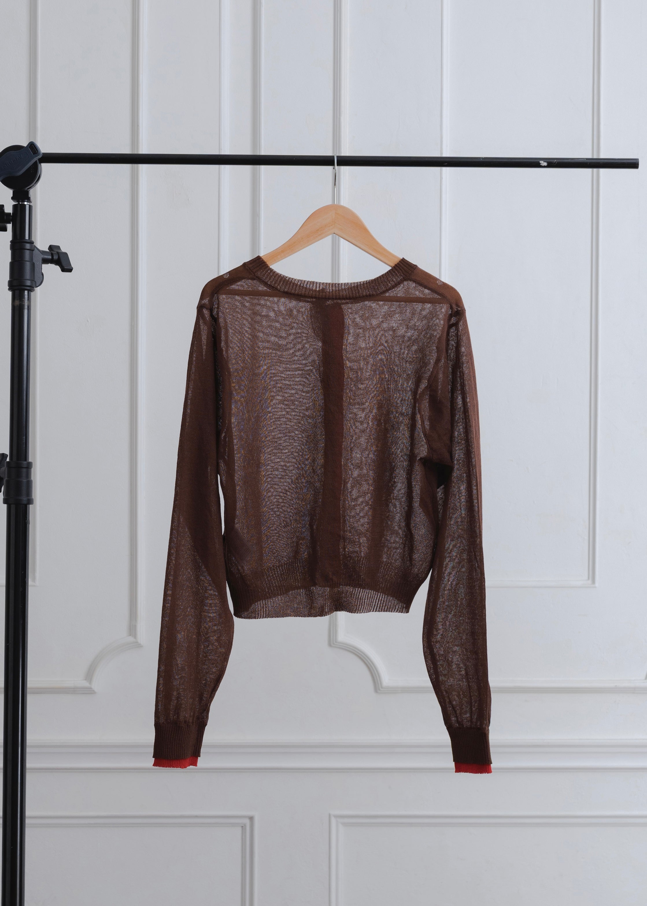 SHEER KNIT CARDIGAN