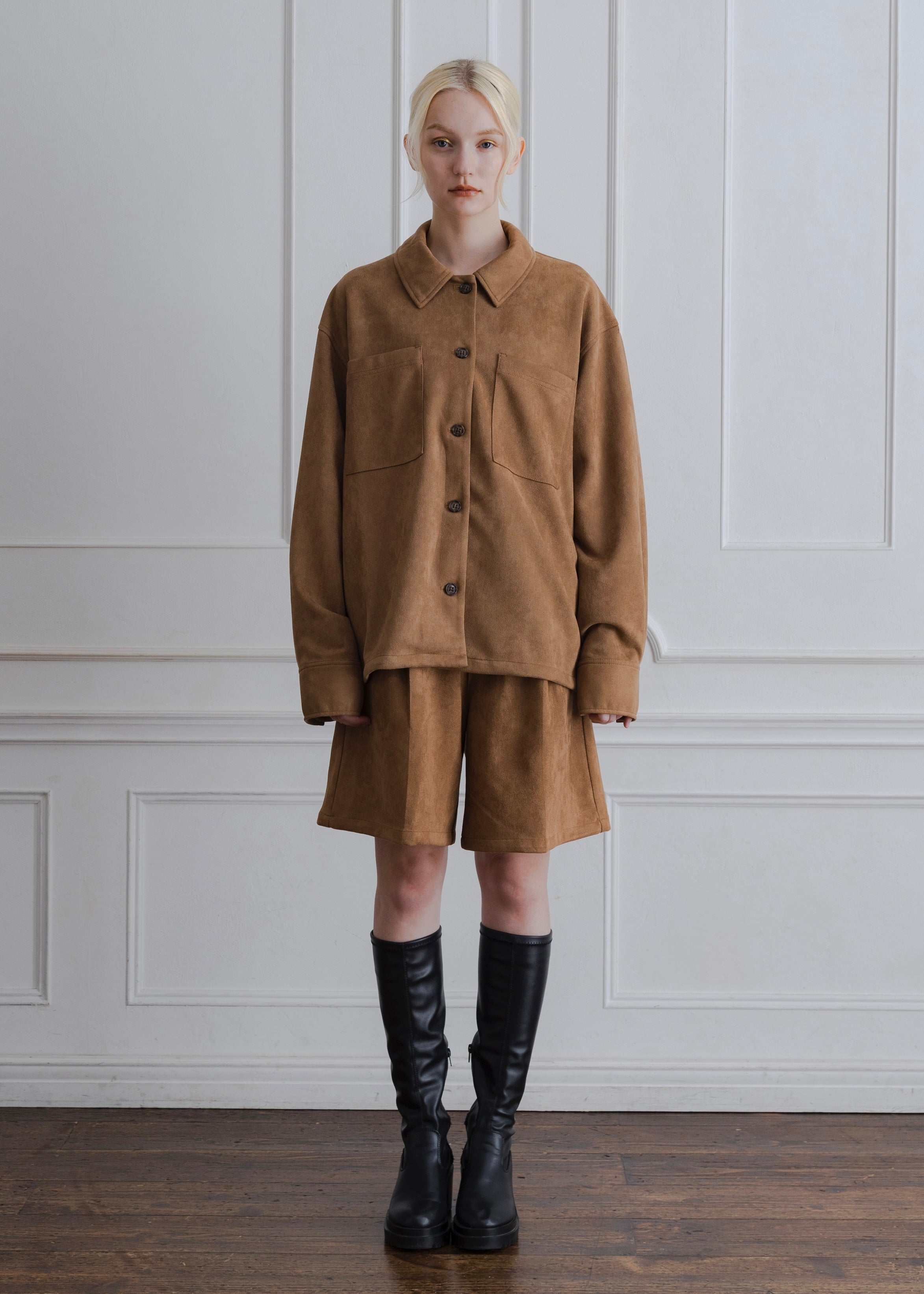 FAUX SUEDE JACKET