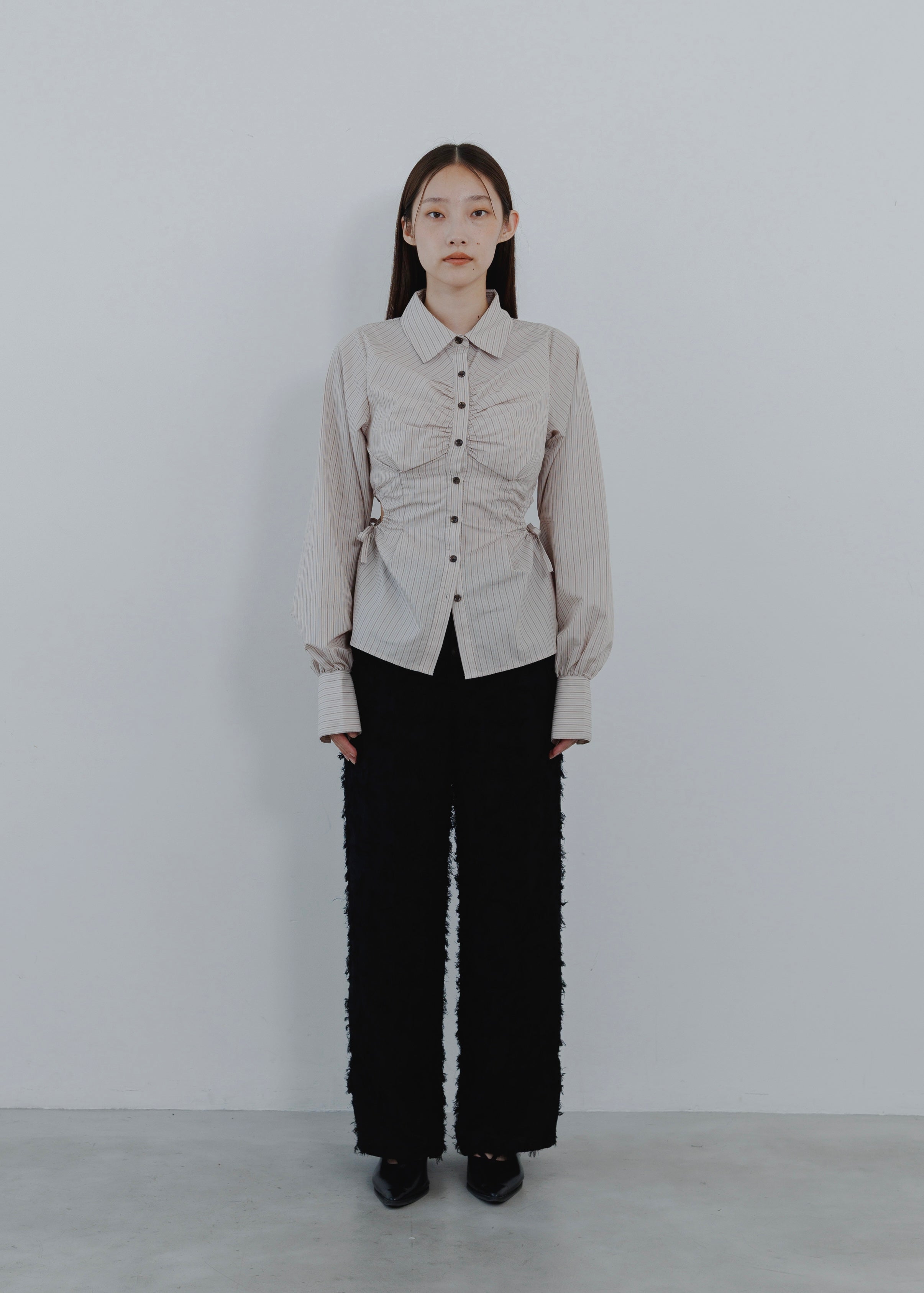 ystmです SIDE CUT SHIRT