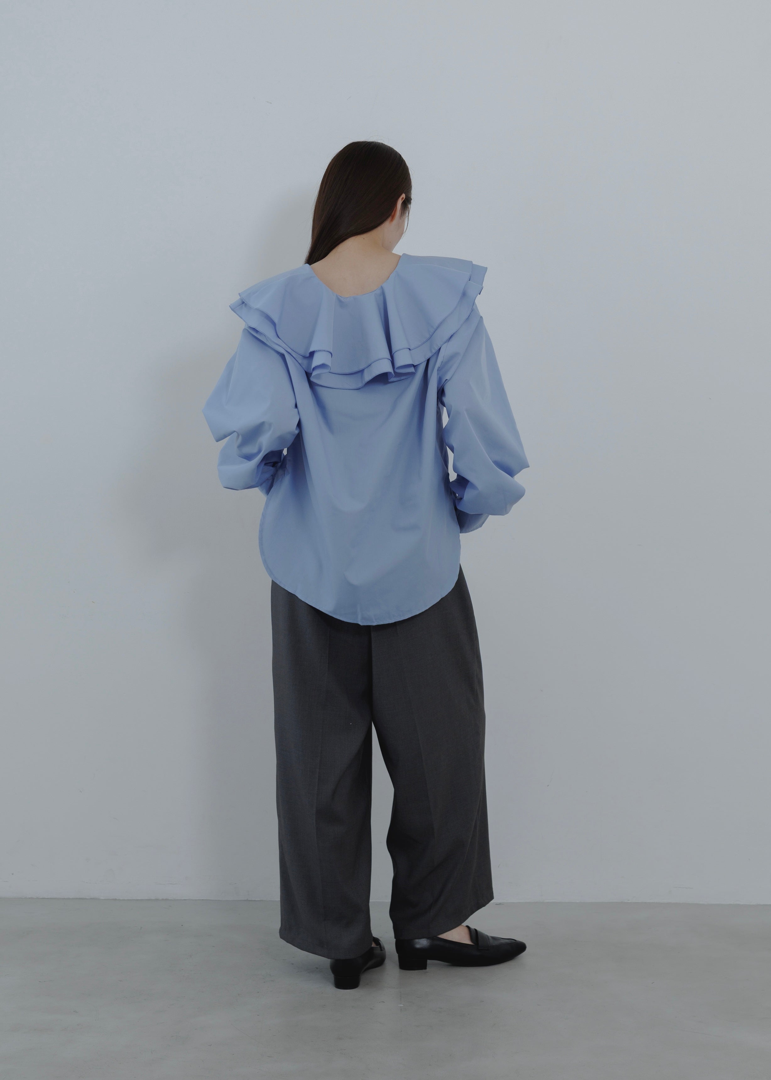 FRILL COLLAR SHIRT