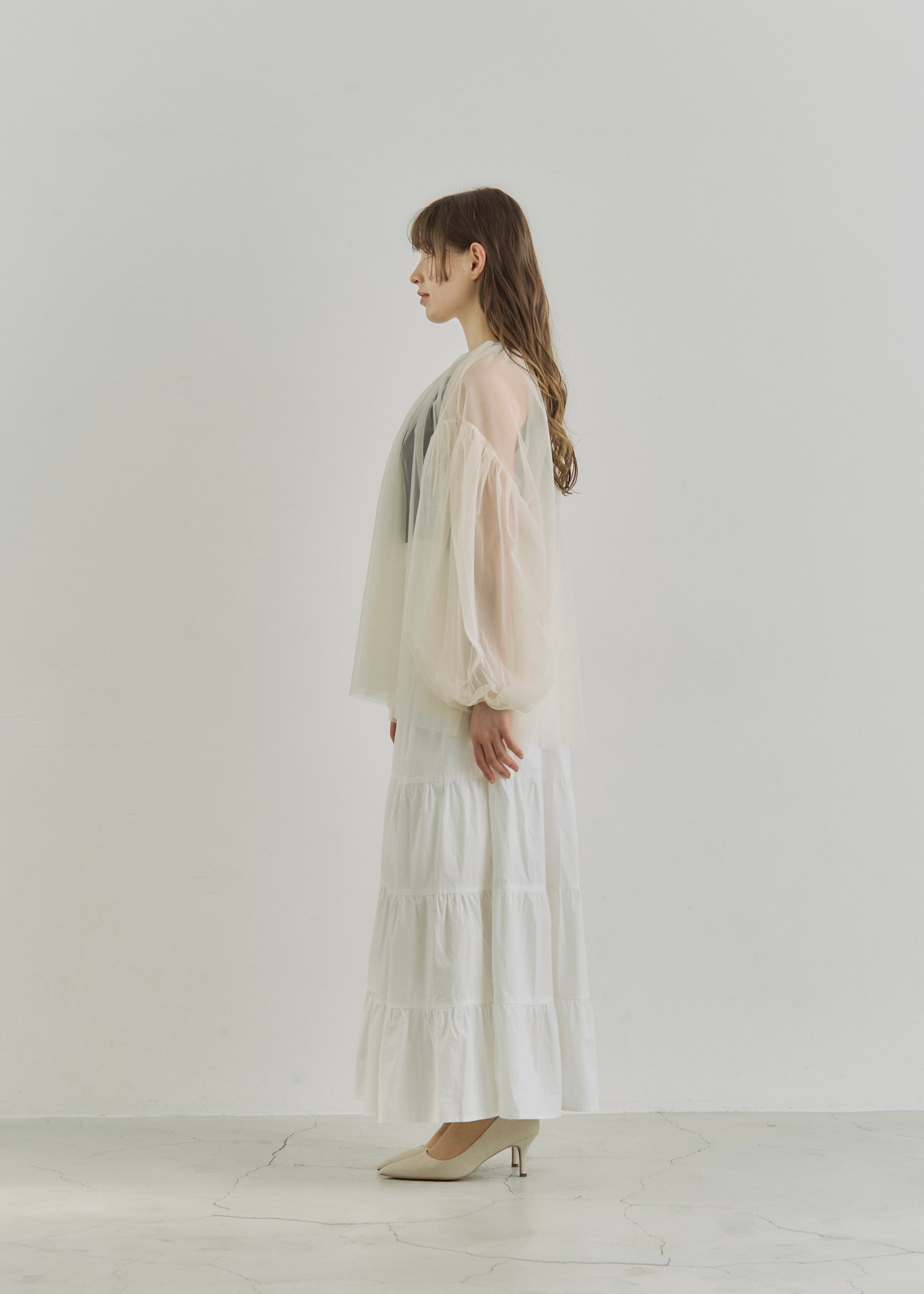 LAWN FLARE SKIRT