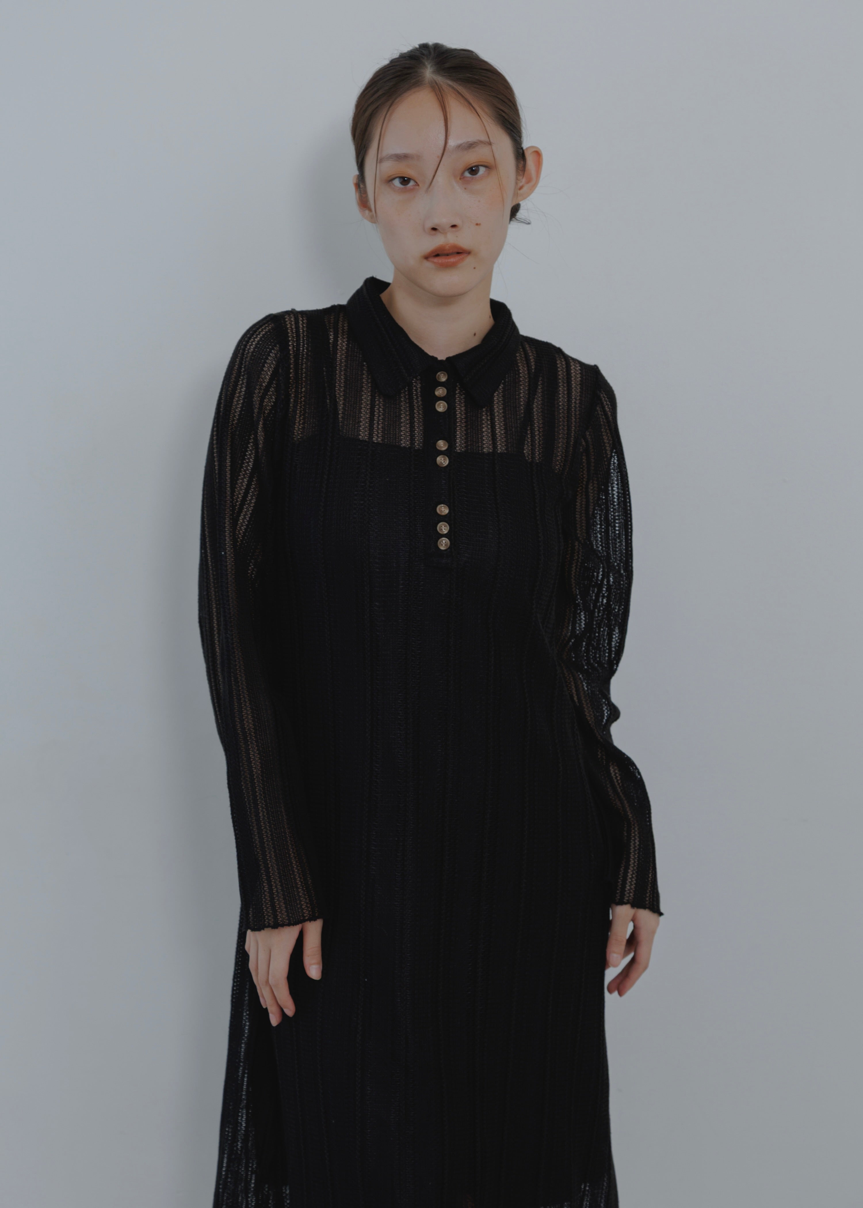 LACE POLO DRESS