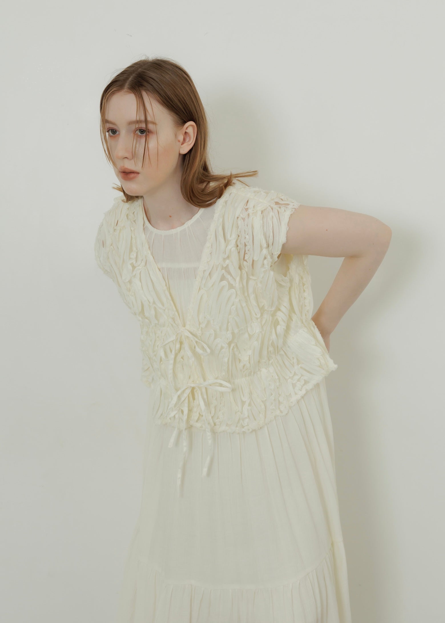 WASHER TIERED DRESS
